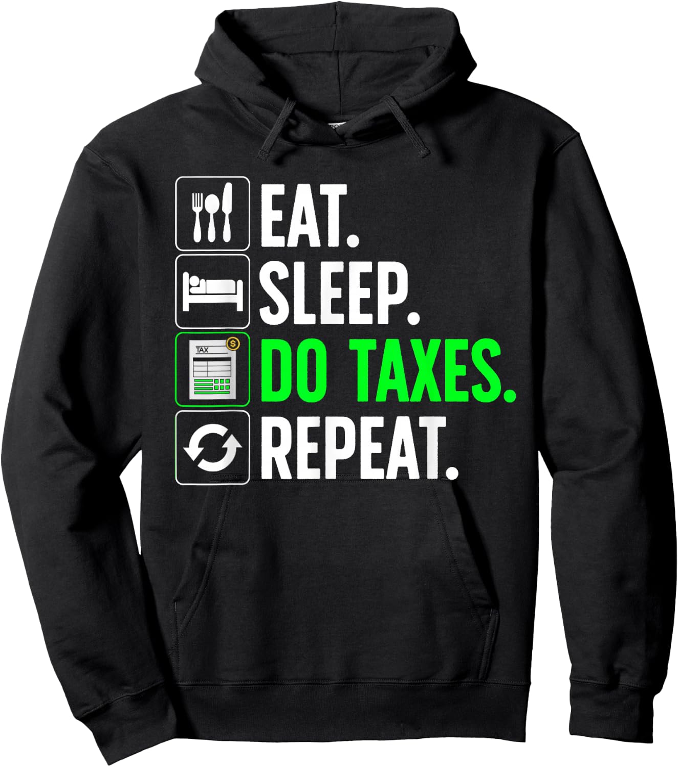 Cute Accountant Design Women Accountant Accounting Hoodie - Hoodie | Black