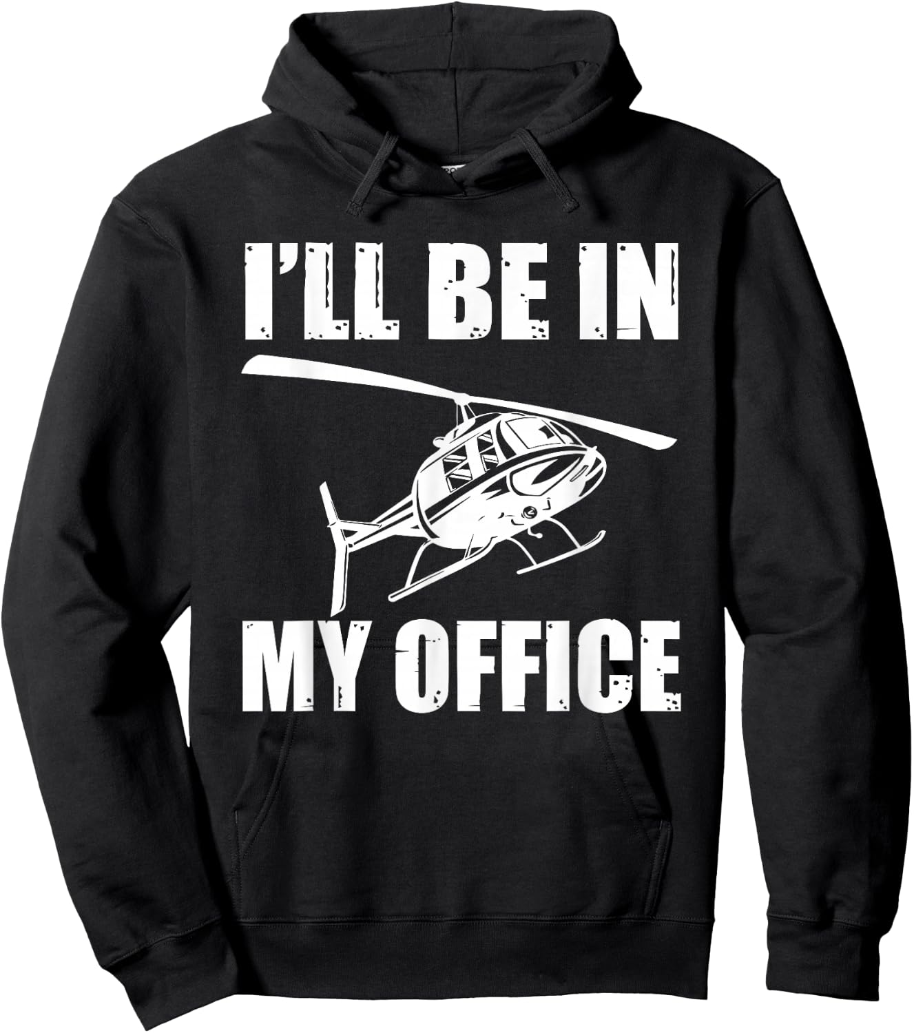 Great Helicopter Pilot Saying Retro Gift Men Hoodie - Hoodie | Black