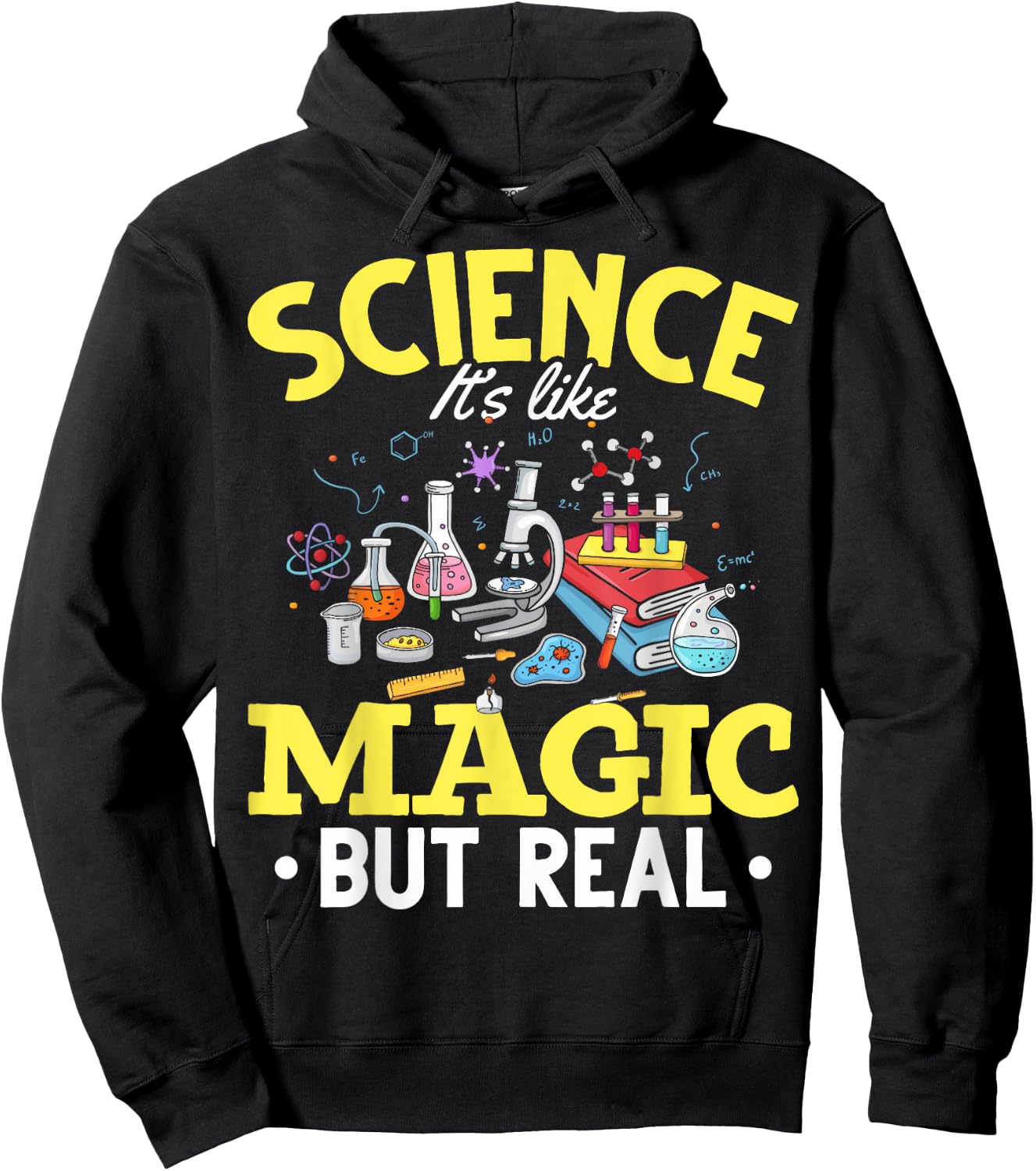 Science Like Magic Science Is Like Magic But Real Hoodie - Hoodie | Black