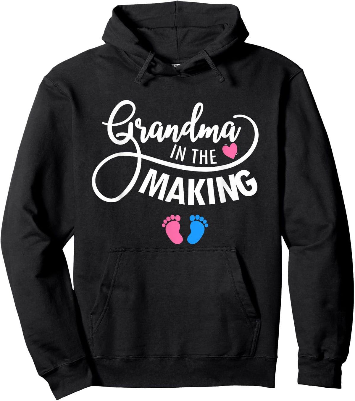 Grandma In The Making Pregnancy Announcement Grandma To Be Hoodie - Hoodie | Black