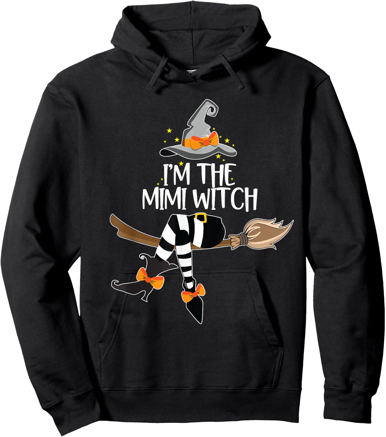 Im the Mimi Witch Shirt Halloween Matching Group Costume Hoodie - Hoodie | Black