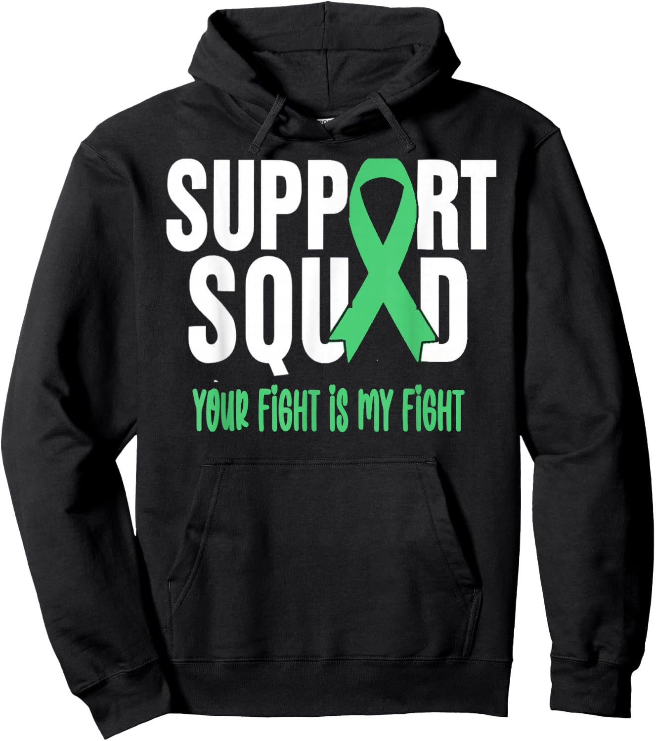 Liver Cancer Support Squad Liver Cancer Awareness Hoodie - Hoodie | Black