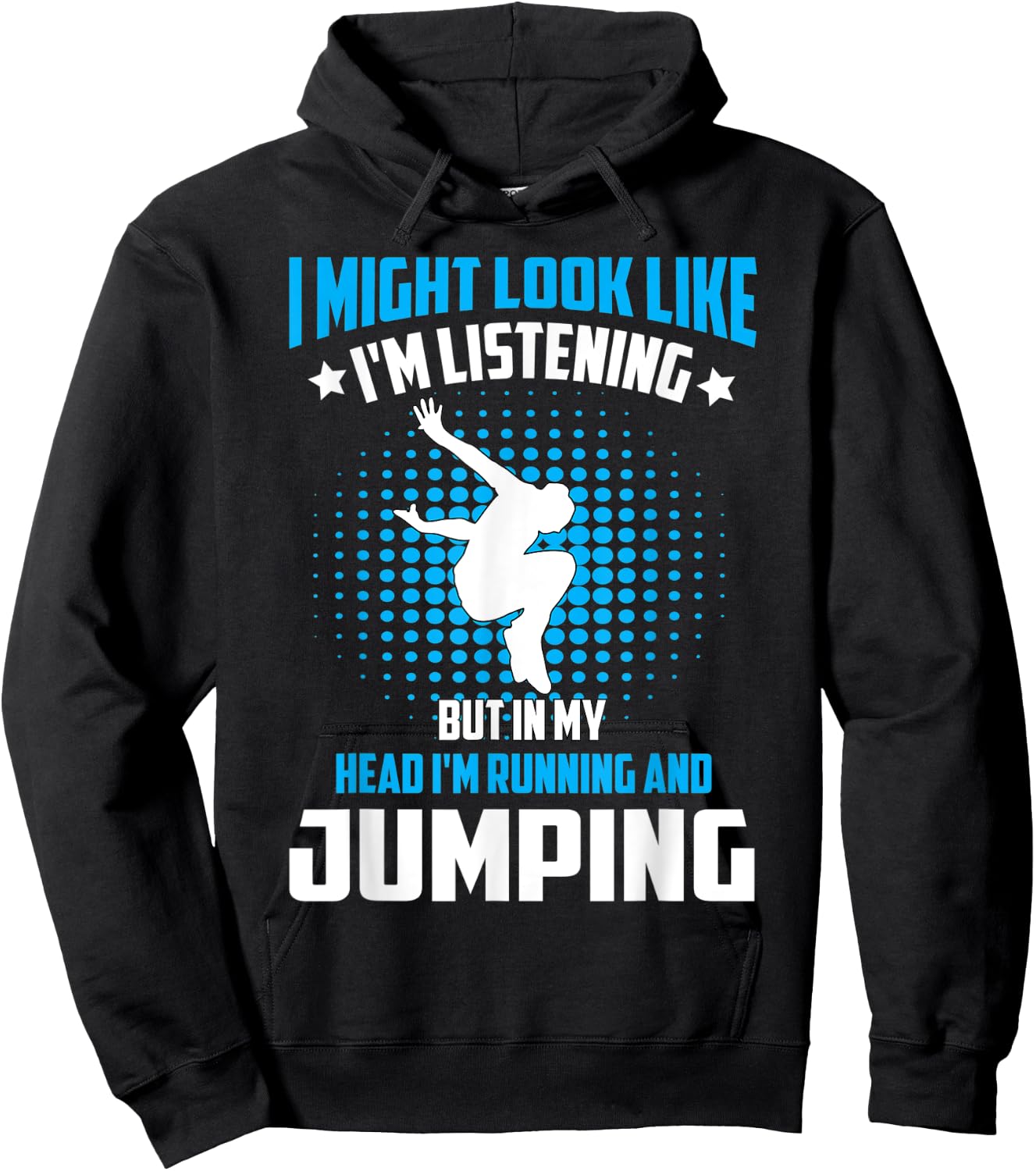 Parkour Free Running Training Traceurs Look Like Listening Hoodie - Hoodie | Black
