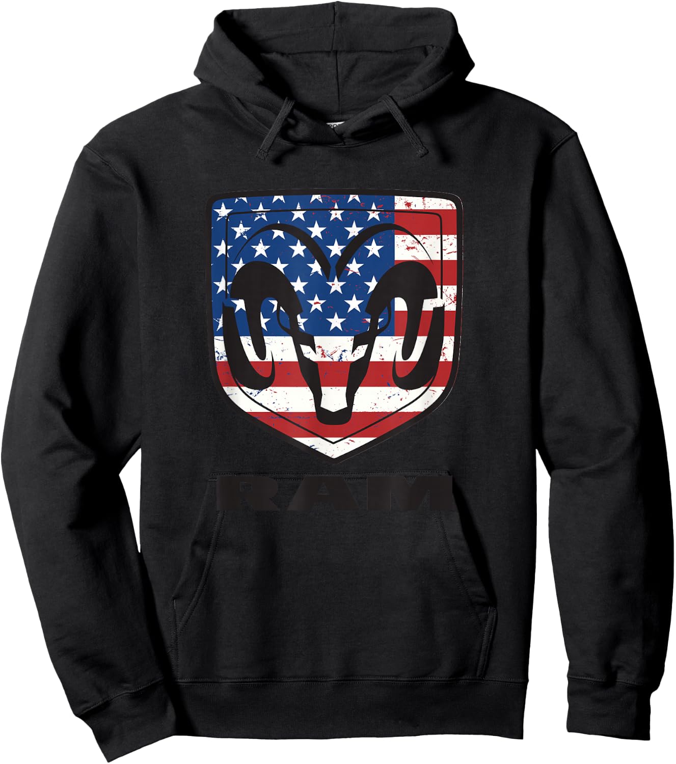 RAM Trucks Shield Flag Hoodie - Hoodie | Black