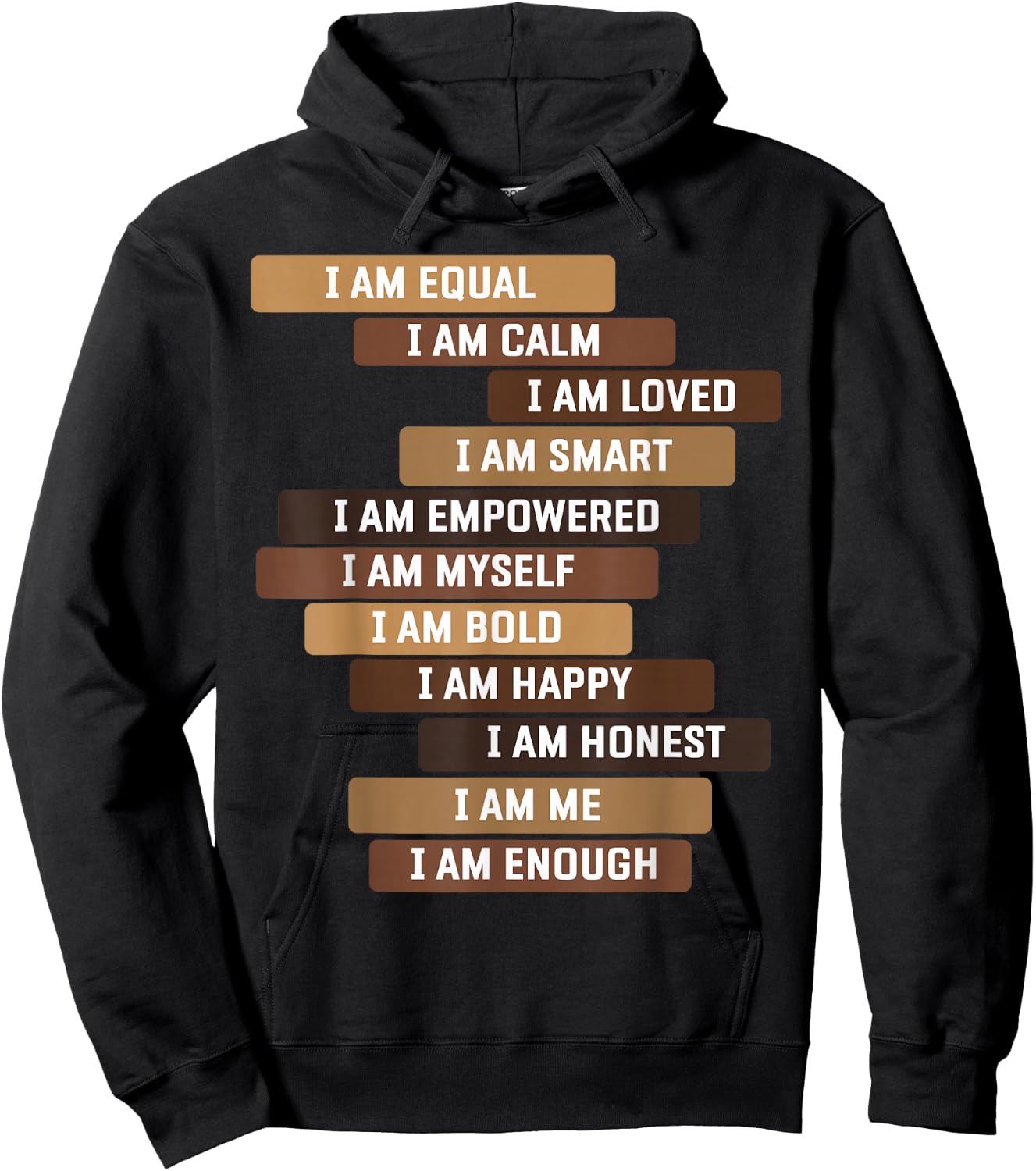 Melanin Goddess Positive Affirmation Quotes Black Educators Hoodie - Hoodie | Black