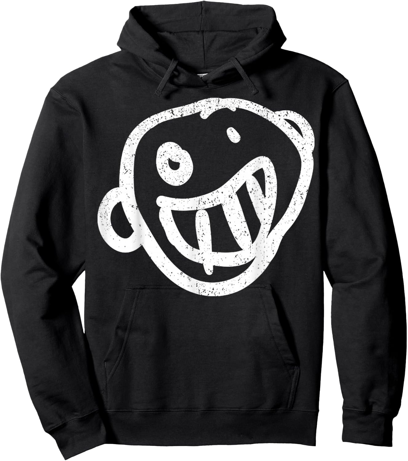 Vintage Hatchet Ben Face Hoodie - Hoodie | Black