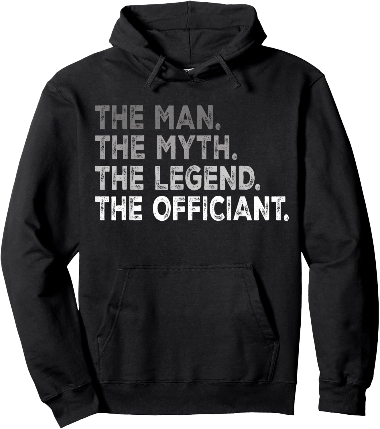 Wedding Officiant Marriage The Man Myth Legend Officiant Hoodie - Hoodie | Black