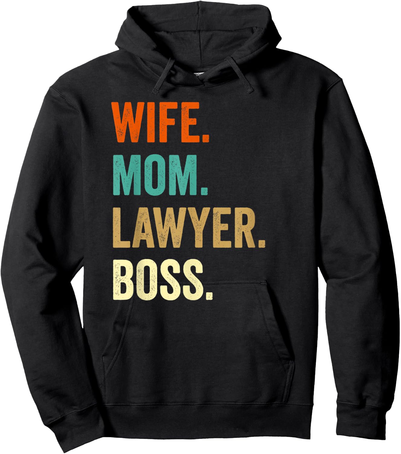 Lawyer Gifts For Wife Mom Shirts Hoodie - Hoodie | Black