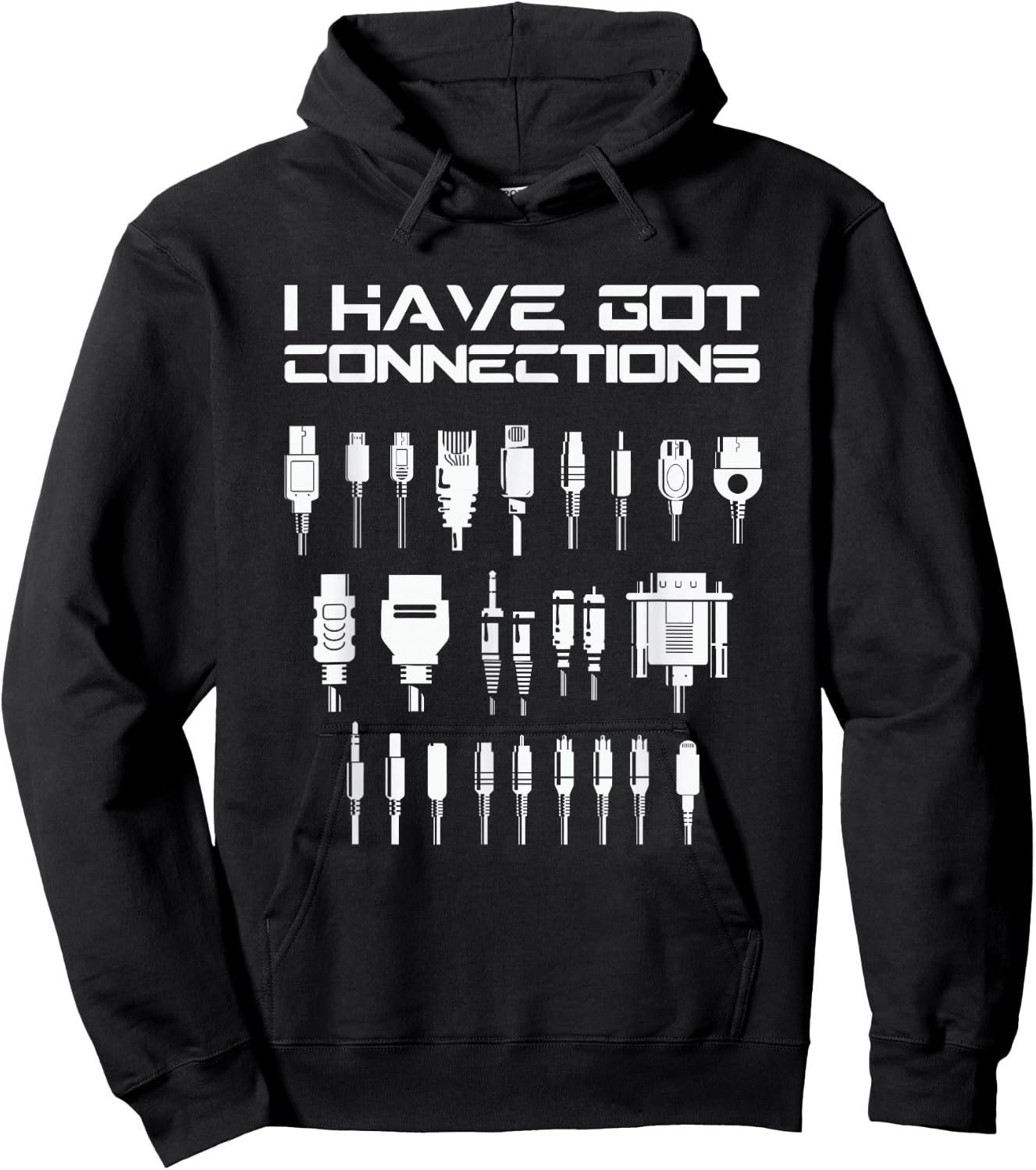 I've Got Connections IT Specialist Hoodie - Hoodie | Black