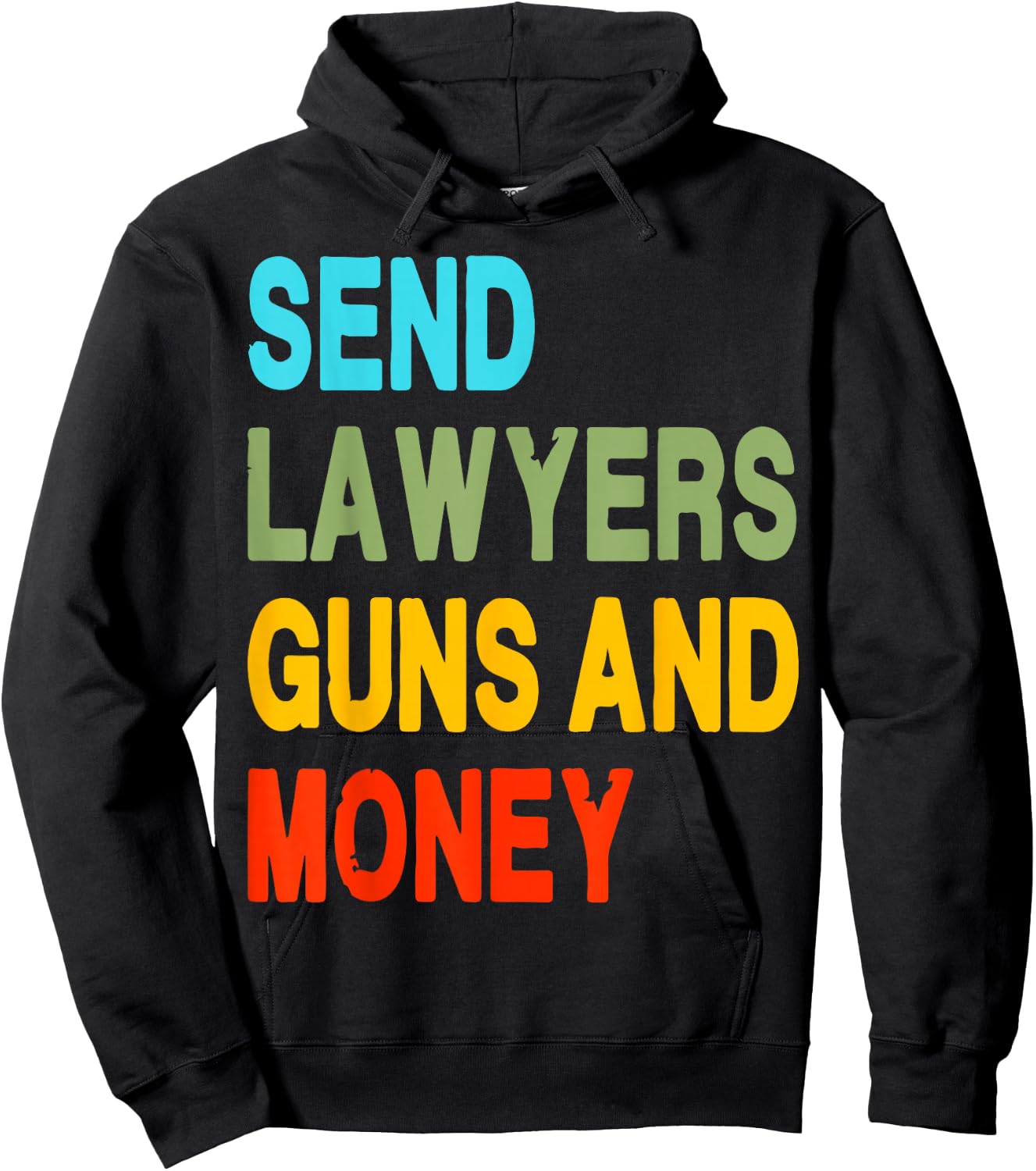 Send Lawyers Guns And Money Hoodie - Hoodie | Black