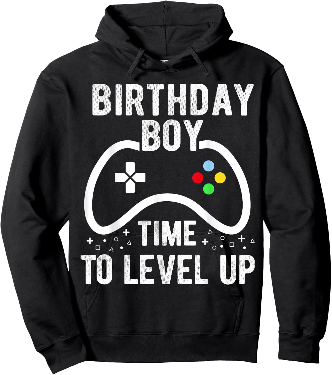 Birthday Boy Time to Level Up Video Game Birthday Gift Hoodie - Hoodie | Black