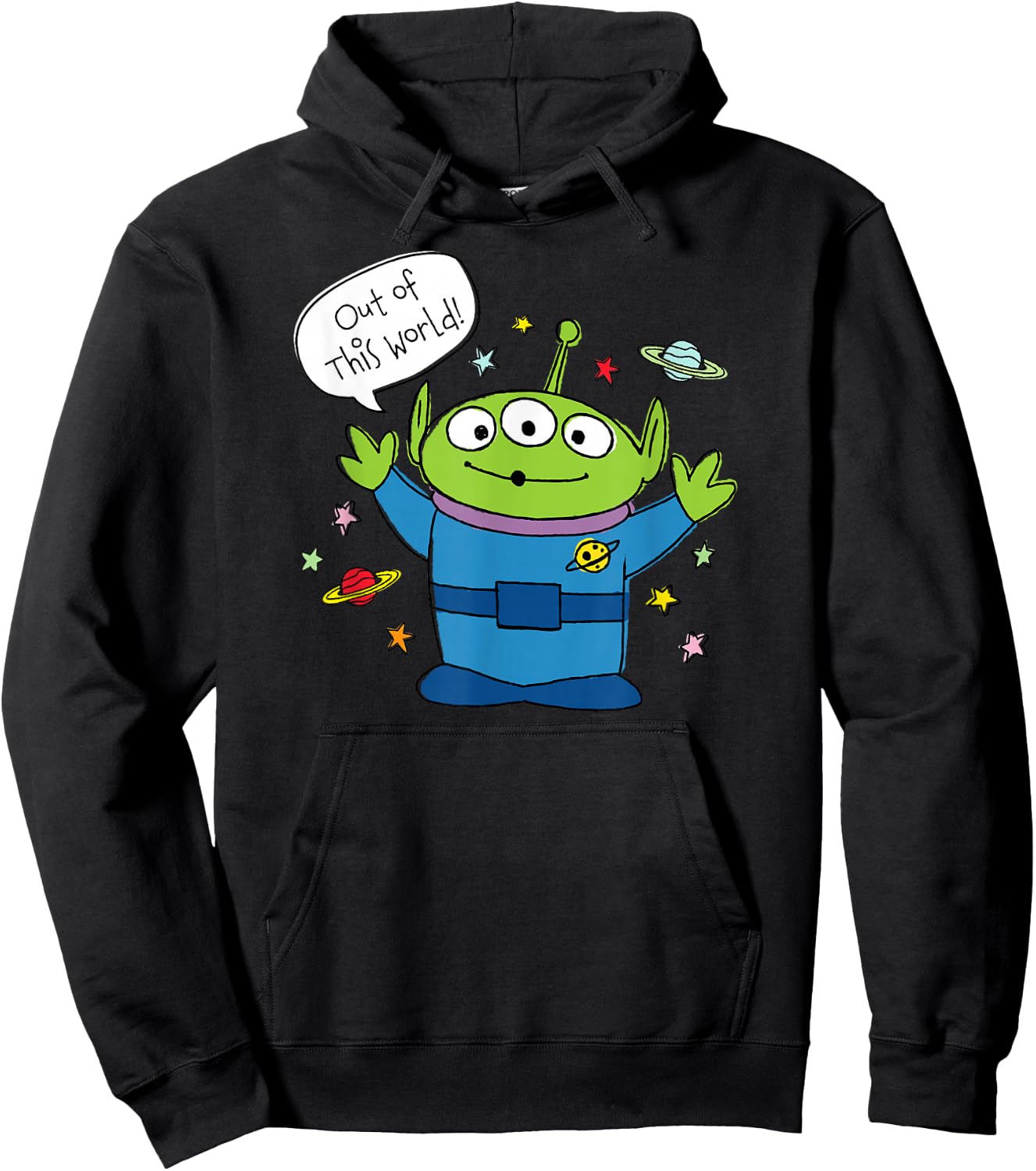 Disney PIXAR Toy Story Aliens Out of this World Hoodie - Hoodie | Black