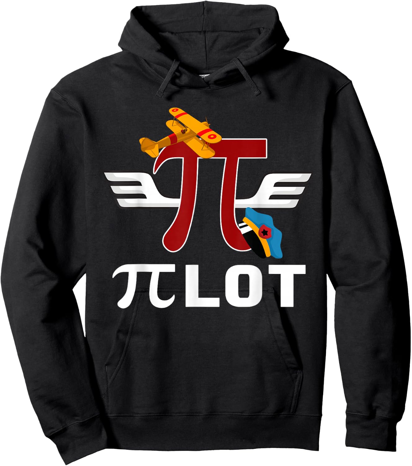 PiLot - Pi Day Shirt For Kids | Happy Pi Day 3.14 Gift Shirt Hoodie - Hoodie | Black