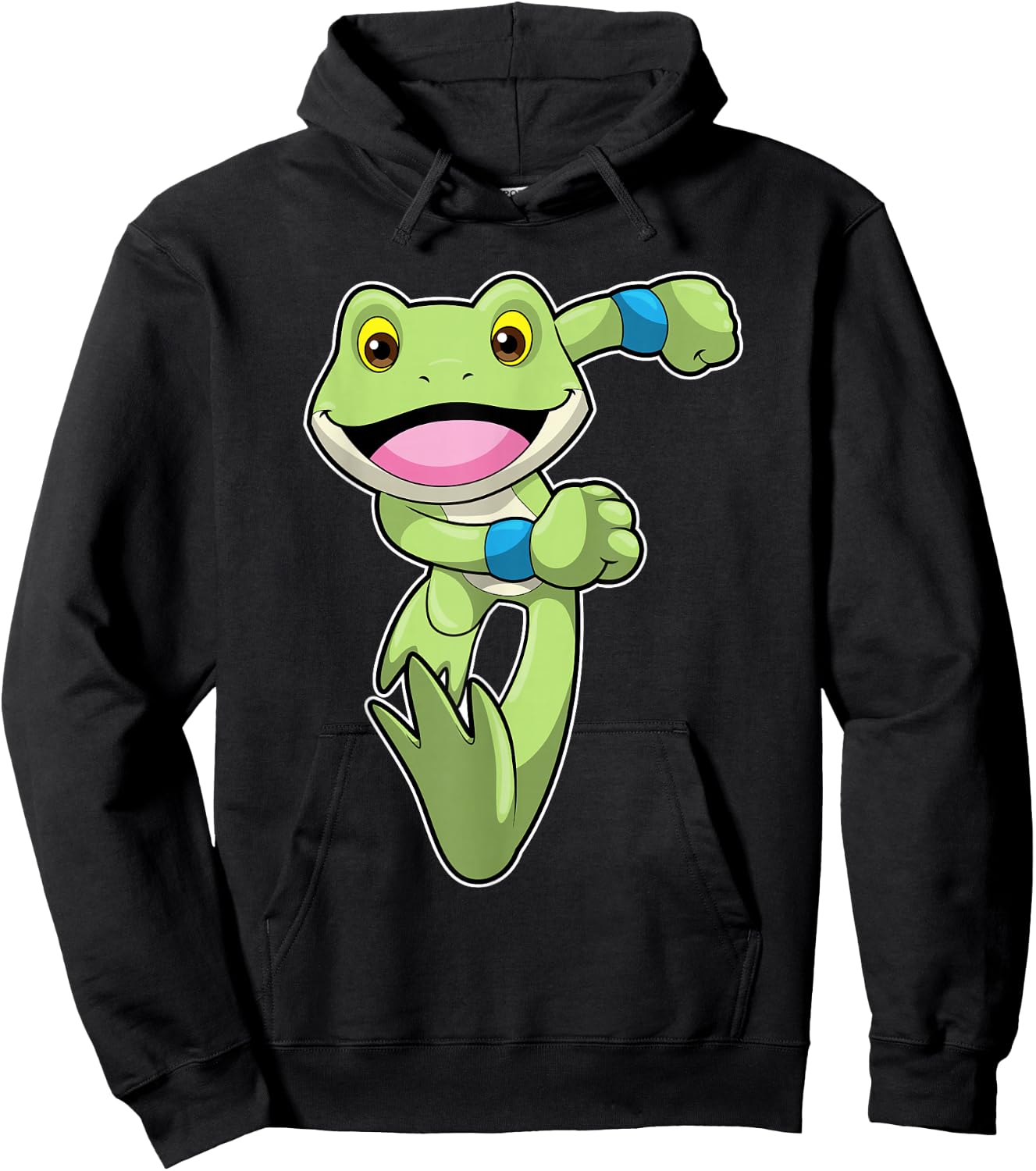 Frog Runner Running Sports Hoodie - Hoodie | Black