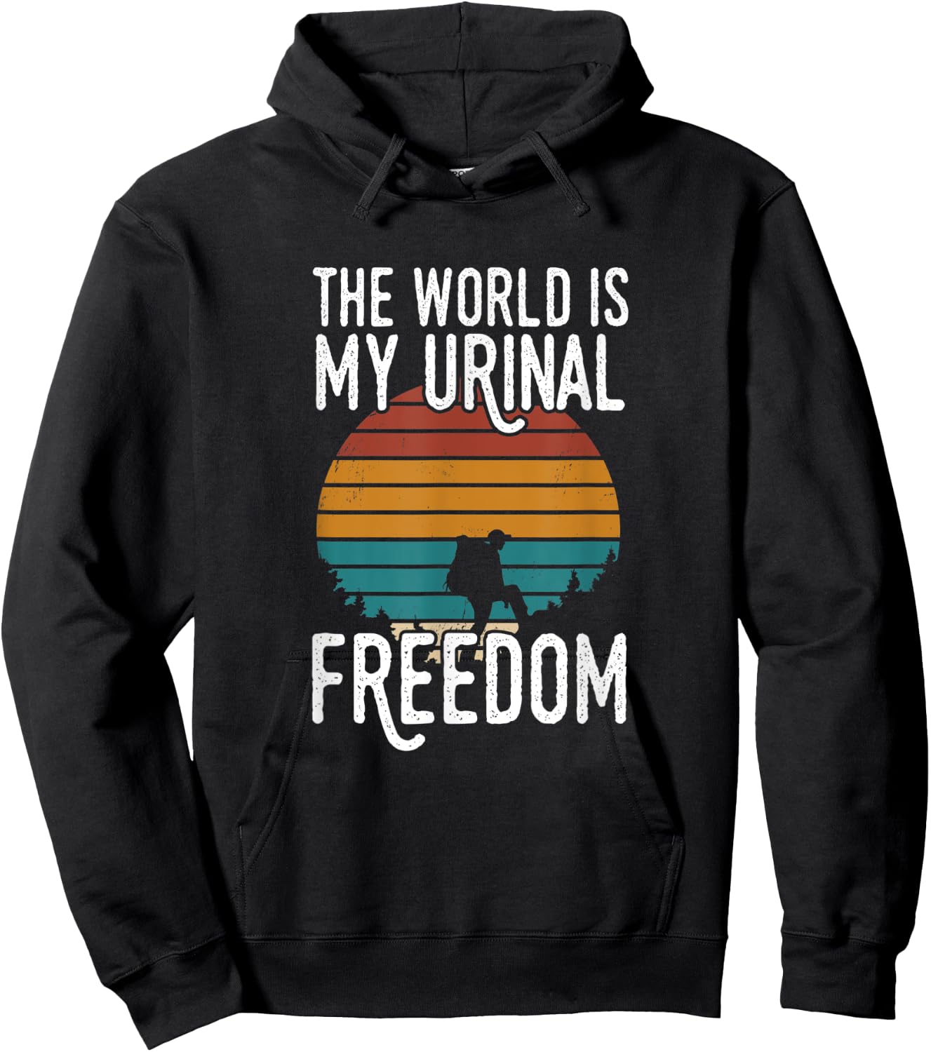 The World Is My Urinal Hoodie - Hoodie | Black