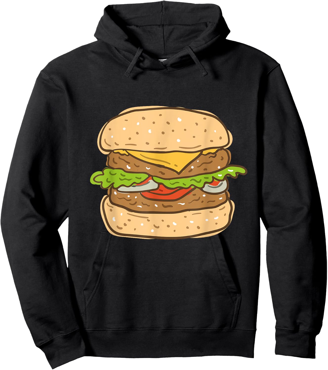 Burger and French Fries Matching Costumes for Halloween Hoodie - Hoodie | Black
