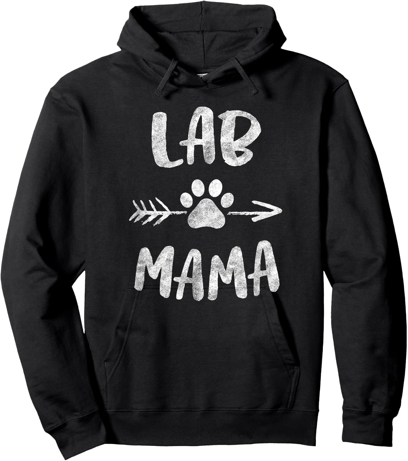 Lab Mama Labrador Retriever Lover Owner Gifts Dog Mom Mother Women Kids Hoodie - Hoodie | Black