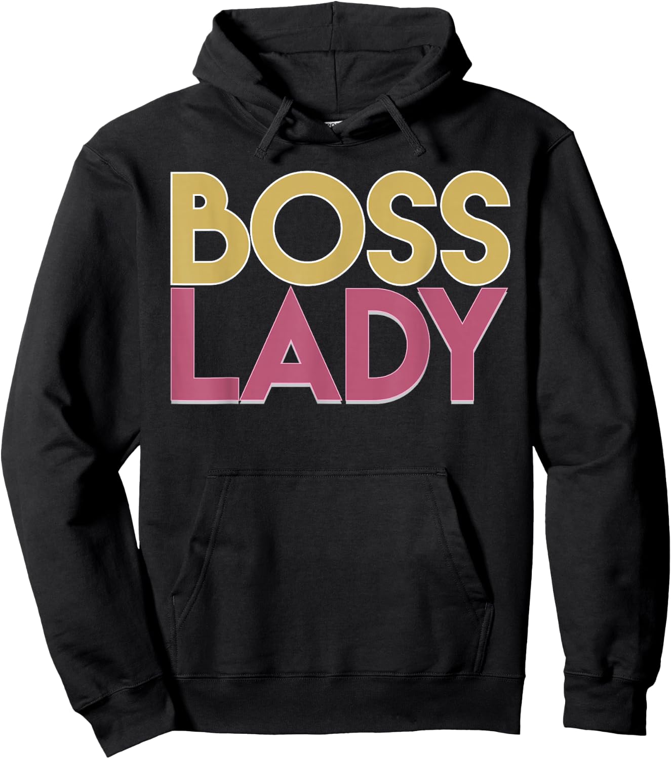 Boss Lady Vintage Women Empowerment Lead Leader Hoodie - Hoodie | Black