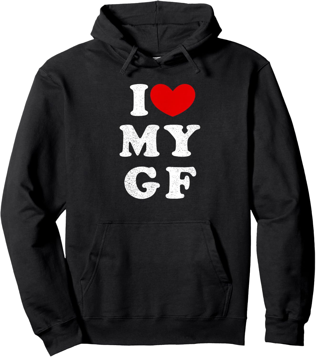 I Love My Girlfriend, I Love My Girlfriend Hoodie - Hoodie | Black