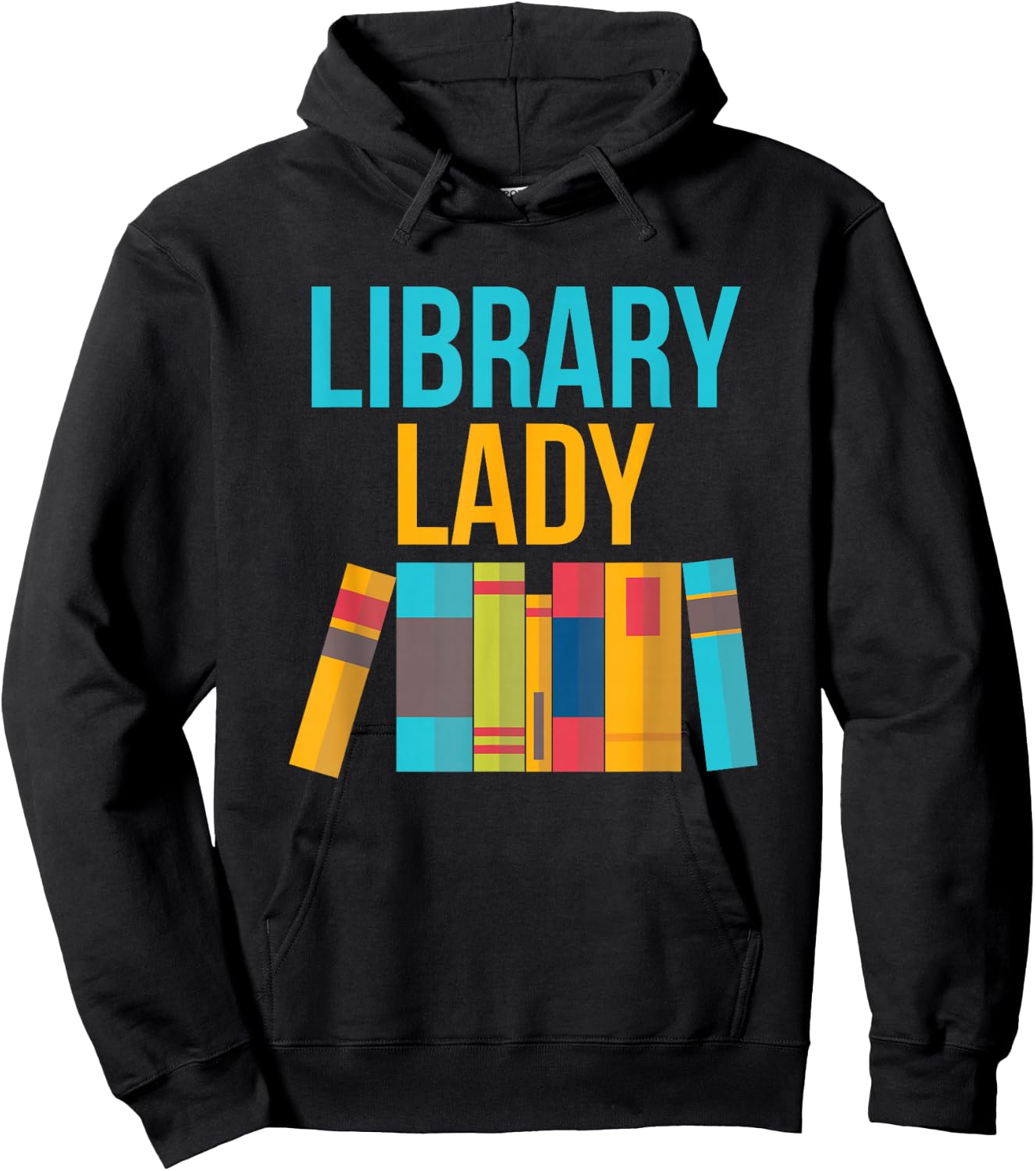 Library Lady - Librarian Design , Girls, Librarians Hoodie - Hoodie | Black