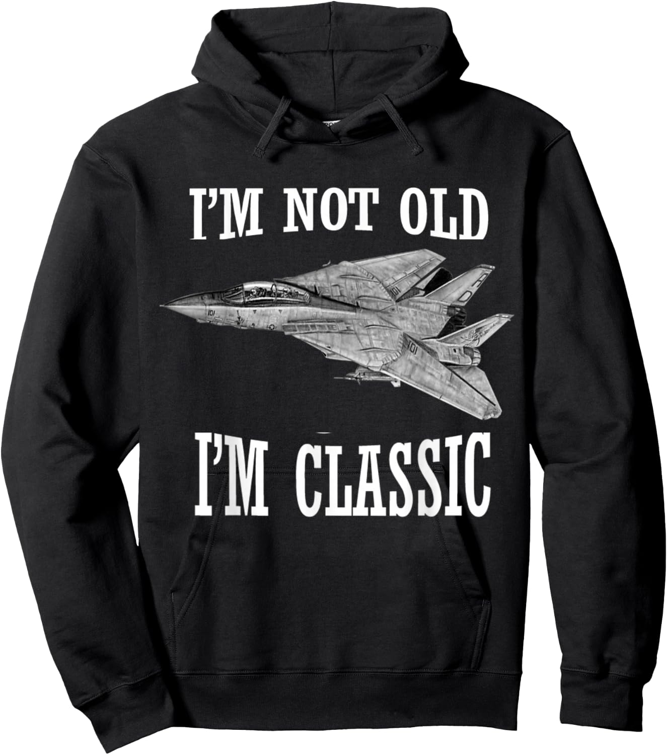 Funny F-14 Tomcat , perfect for flying airplanes. Hoodie - Hoodie | Black