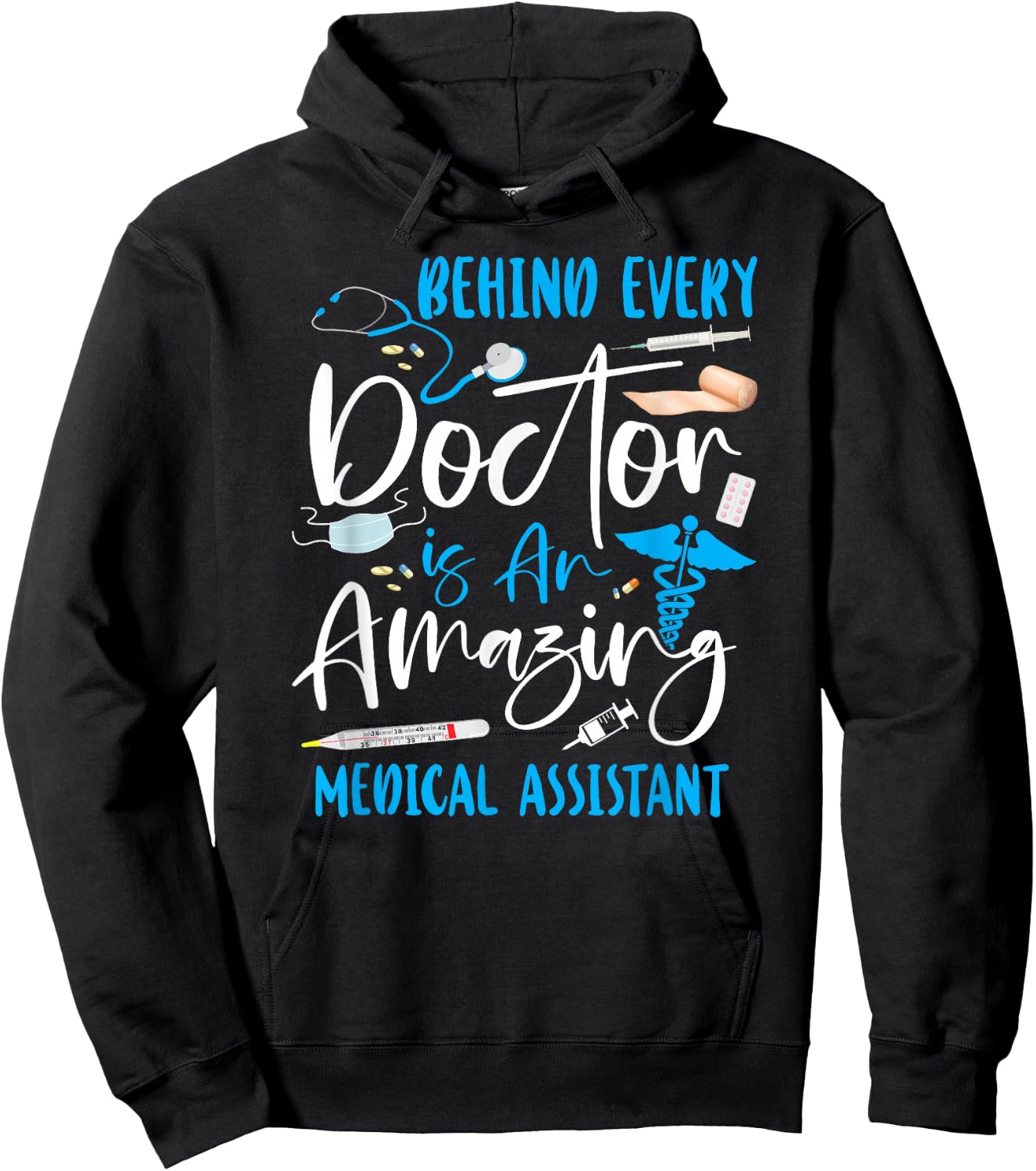 Certified Medical Assistant Doctor CMA Hoodie - Hoodie | Black