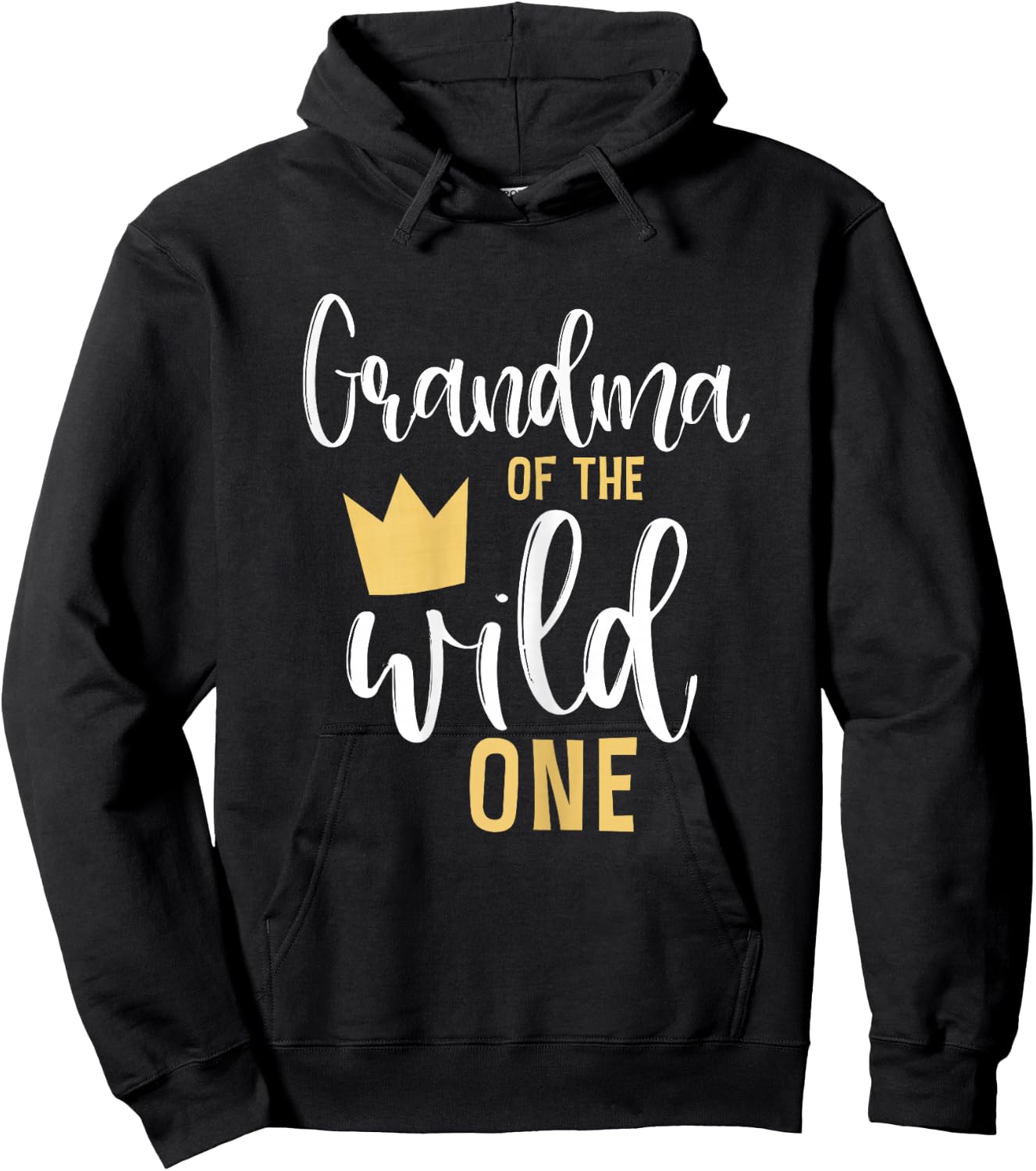 Grandma of the Wild One Shirt 1st Birthday First Thing Hoodie - Hoodie | Black