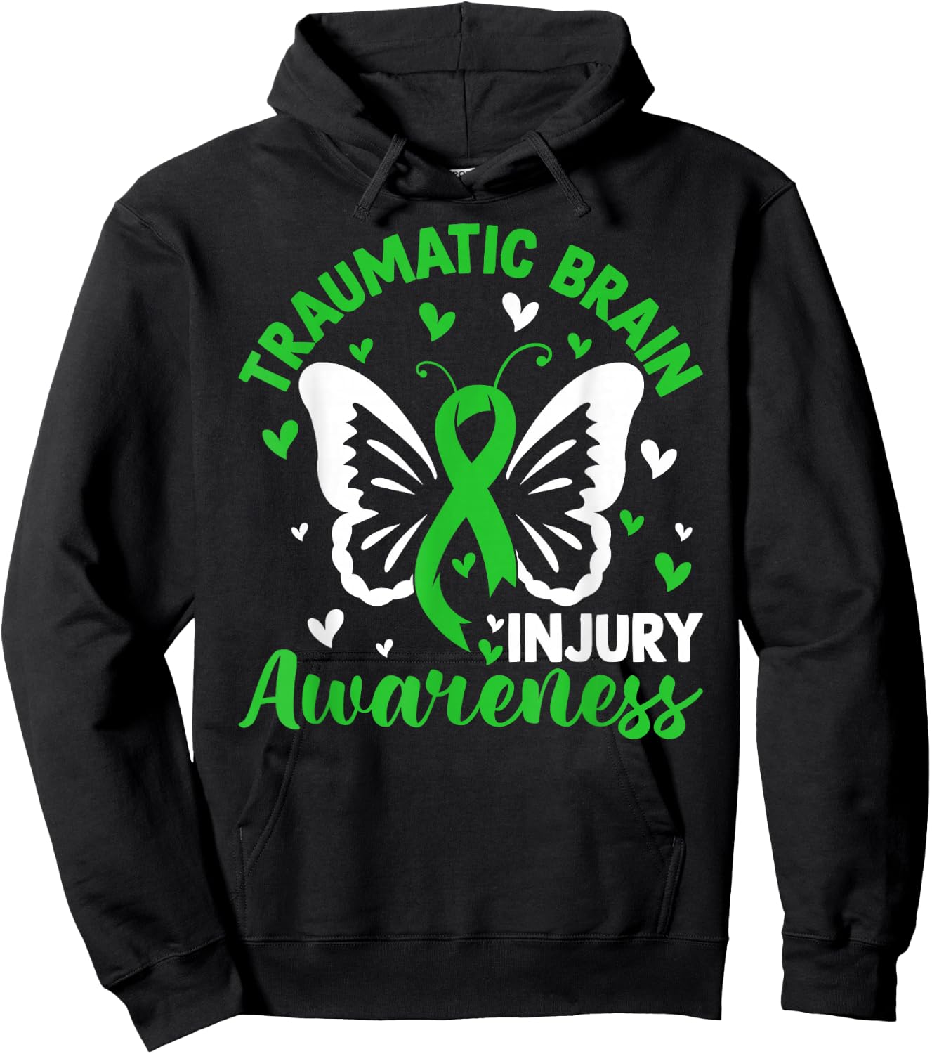Survivor Traumatic Brain Injury Awareness TBI Survivor Hoodie - Hoodie | Black