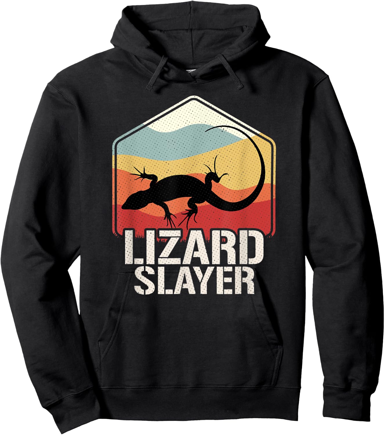 Lizard Slayer Lizard Hunting Hoodie - Hoodie | Black