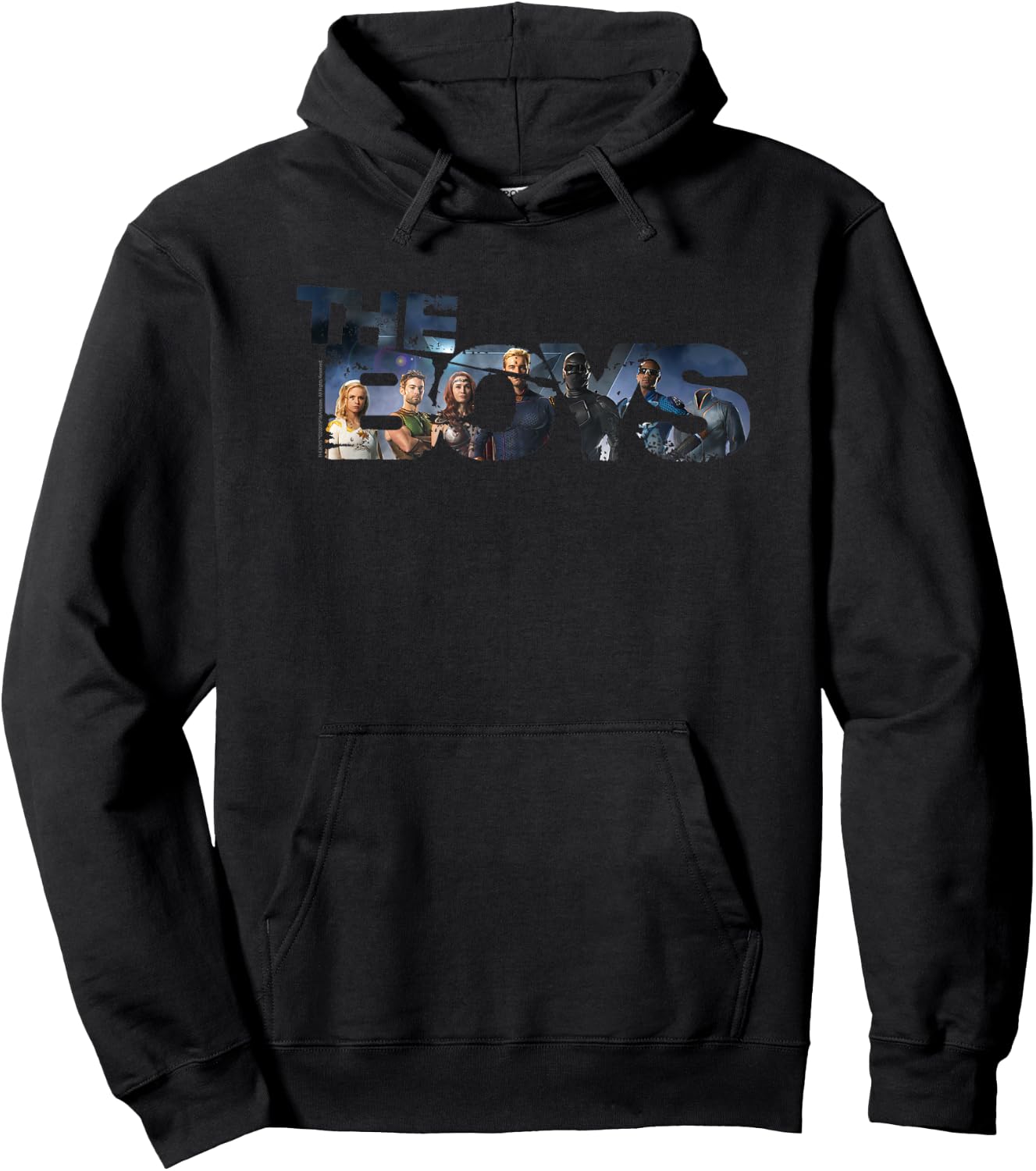 The Boys Characters Logo Superhero TV Show Hoodie - Hoodie | Black
