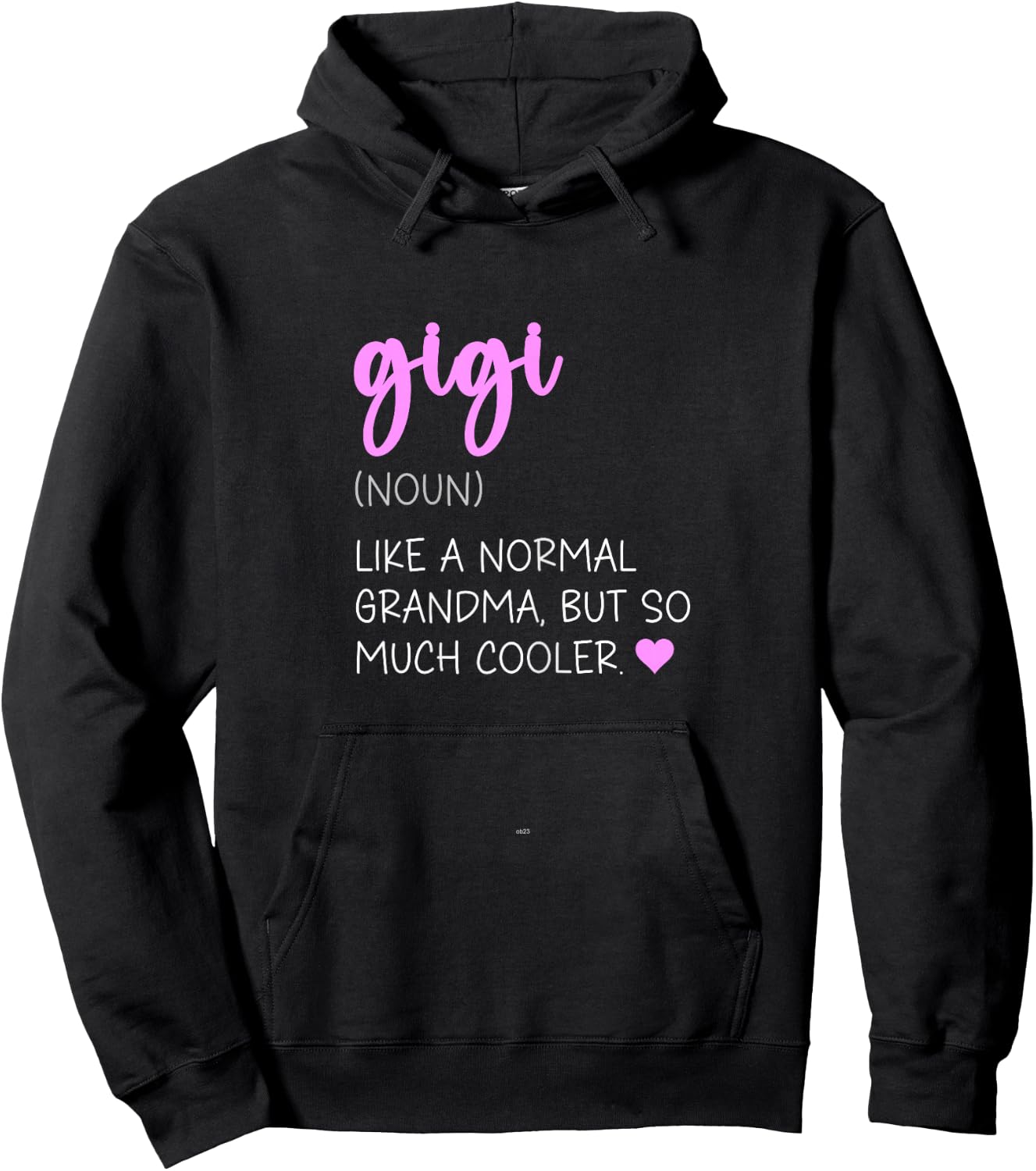 Gigi Definition Cute Mother's Day Noun Hoodie - Hoodie | Black