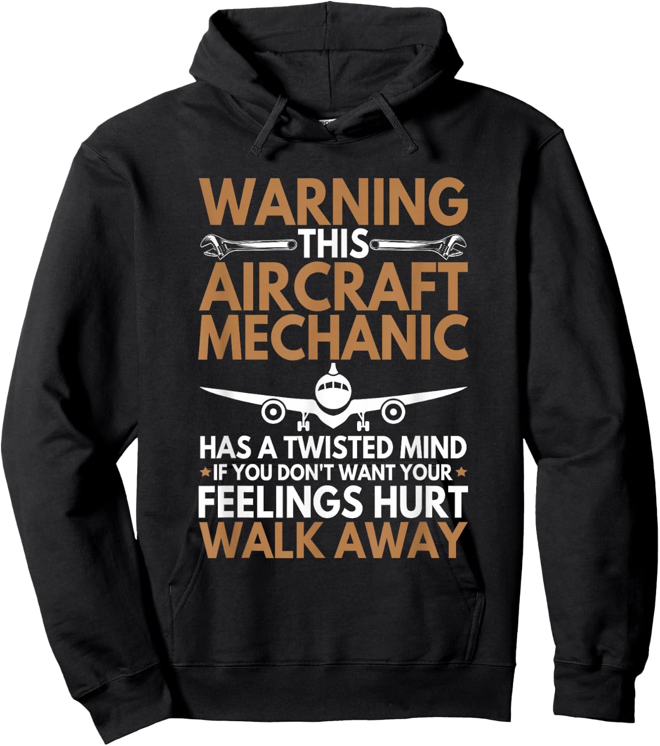 Funny Aircraft Mechanic Airplane Mechanic Hoodie - Hoodie | Black
