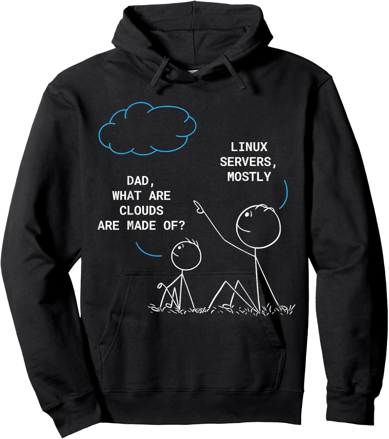 Cloud IT Professional Sys Admin Programming Coding Funny Hoodie - Hoodie | Black