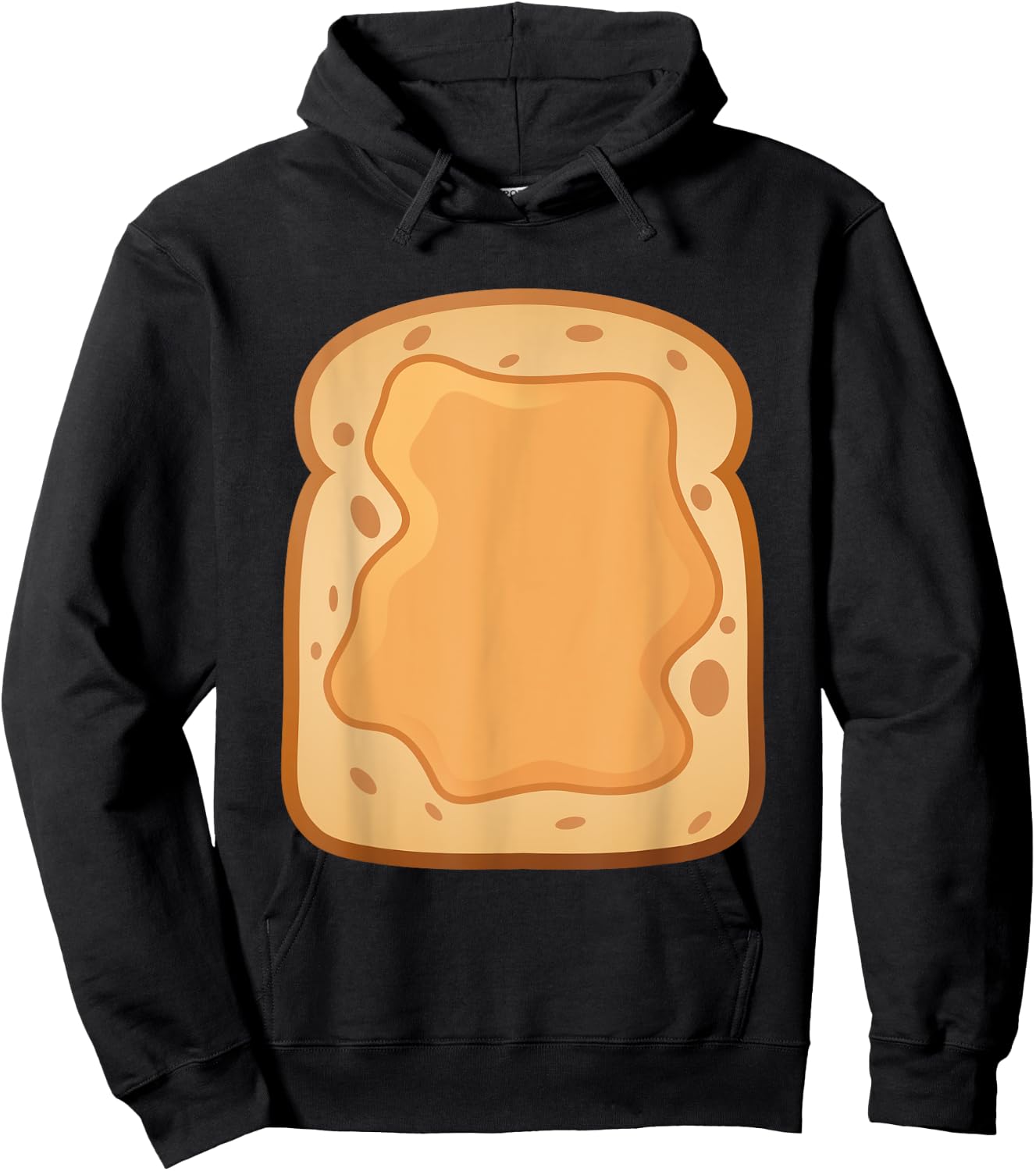 PB&J Peanut Butter on Bread Funny Matching Halloween Costume Hoodie - Hoodie | Black