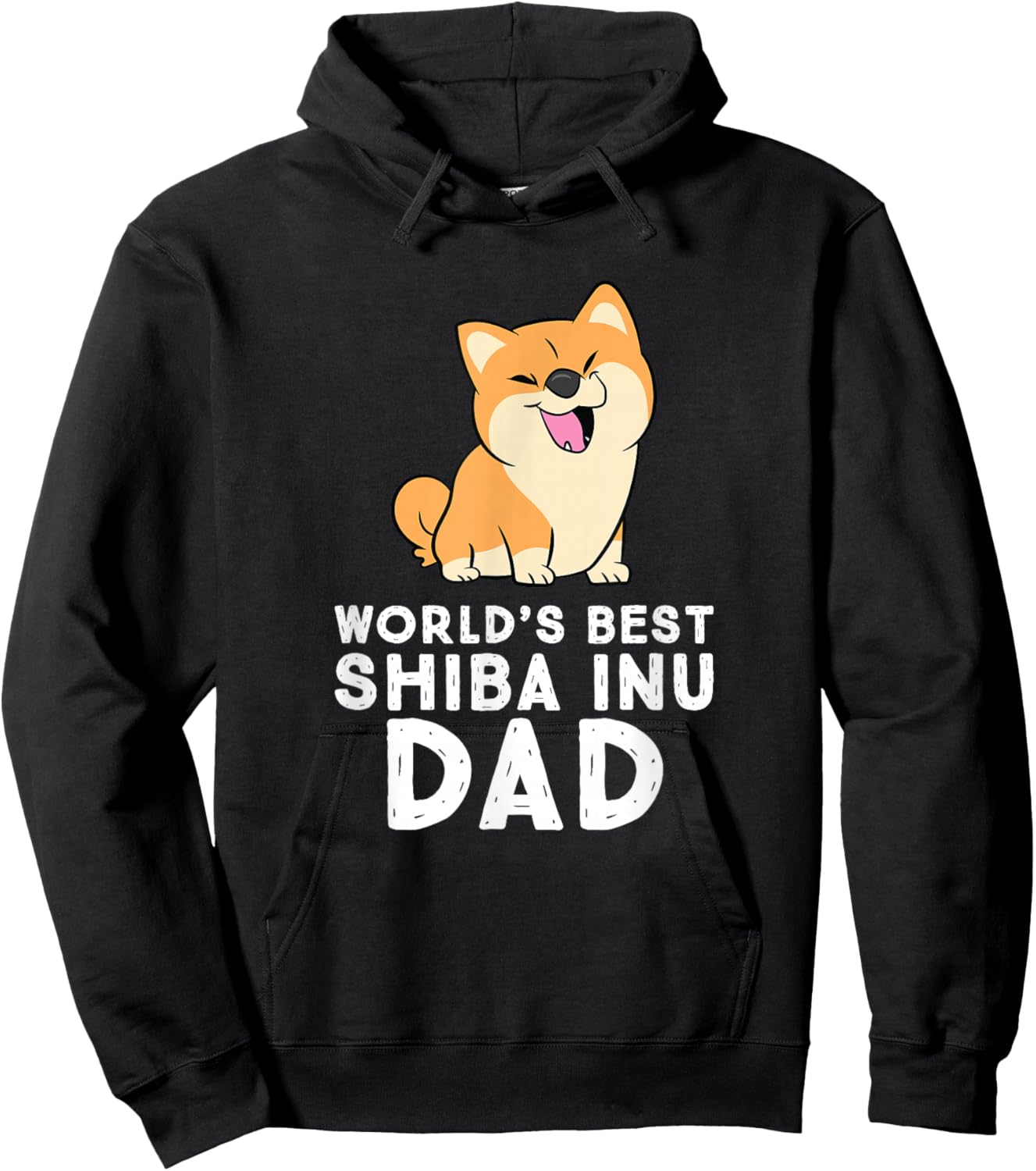 World's Best Shiba Inu Dad Dog Shiba Dad Hoodie - Hoodie | Black