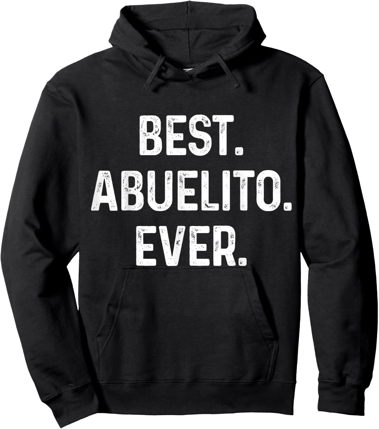 Abuelo Best Abuelito Ever Vintage Fathers Day Dia Del Padre Hoodie - Hoodie | Black