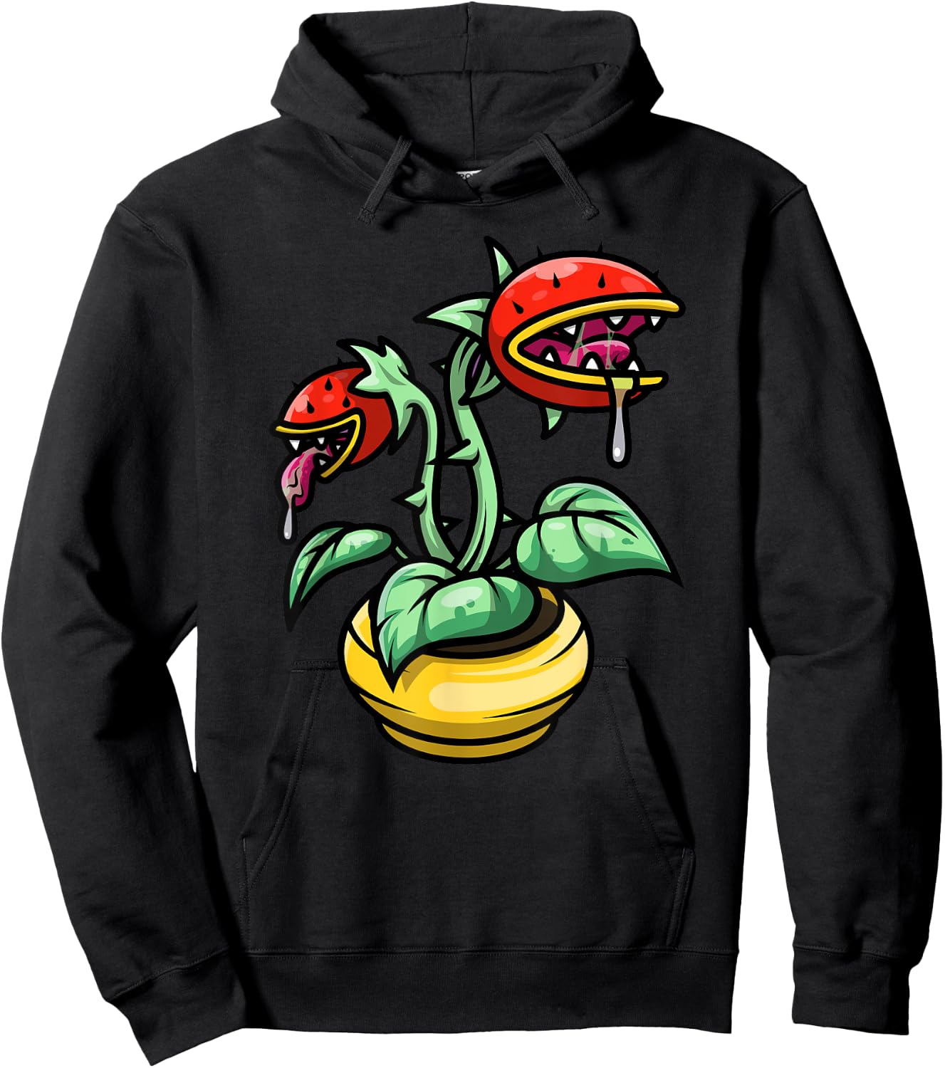 Venus Flytrap I Kids I Plant Monster I Venus Fly Trap Hoodie - Hoodie | Black