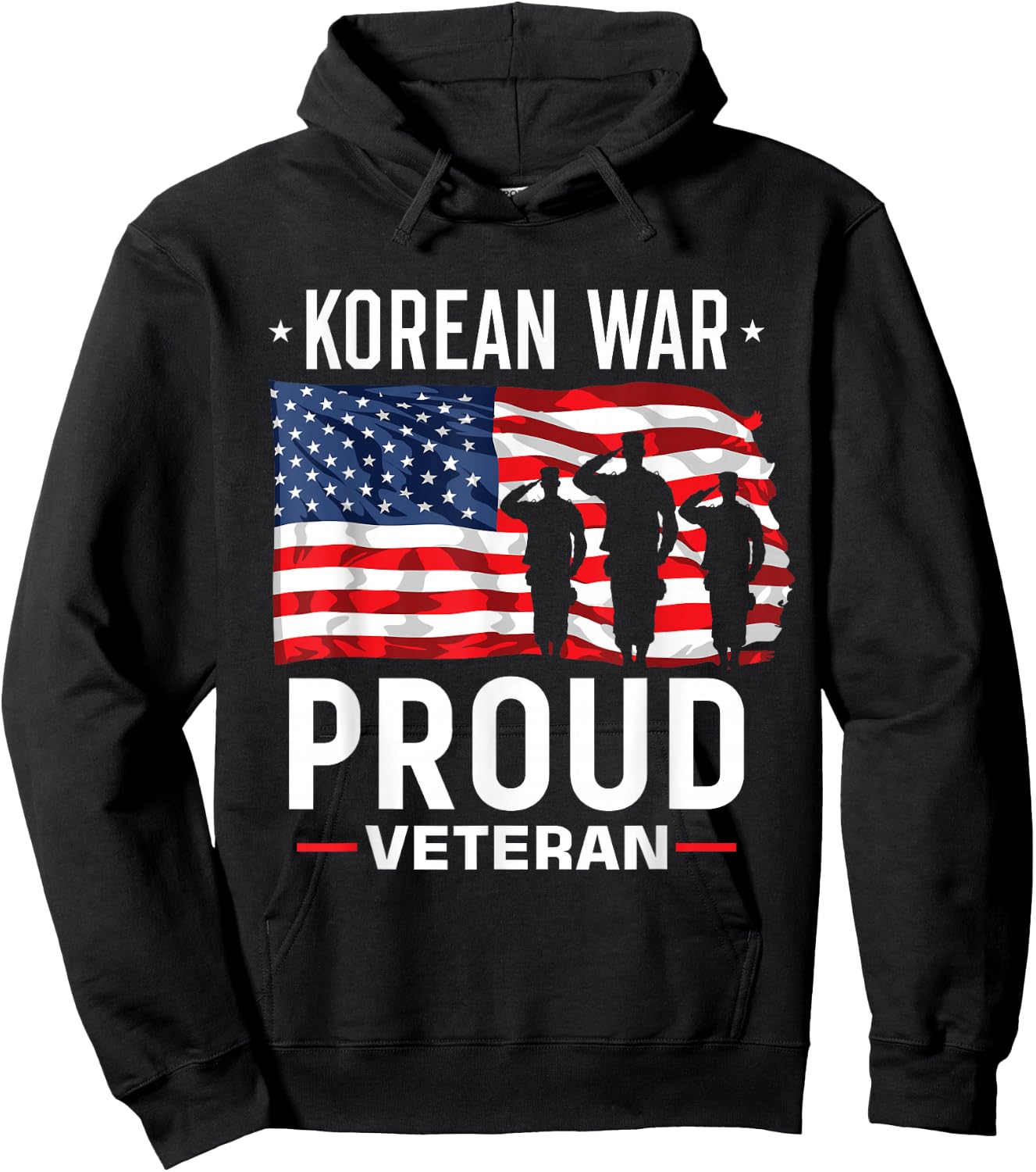 Korean War Veteran Hoodie - Hoodie | Black