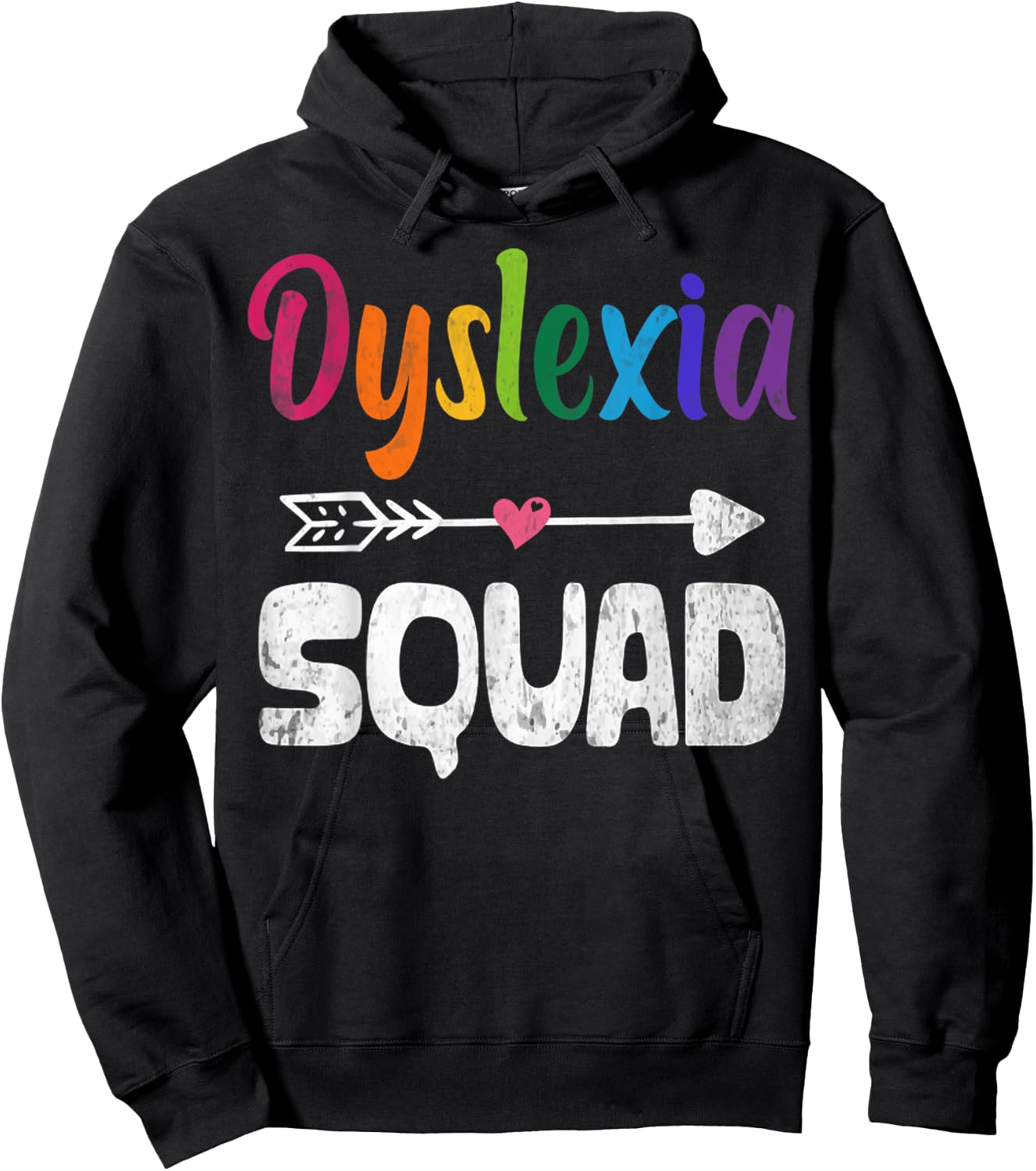 Dyslexia Awareness Month Dyslexia Teacher Therapist Hoodie - Hoodie | Black