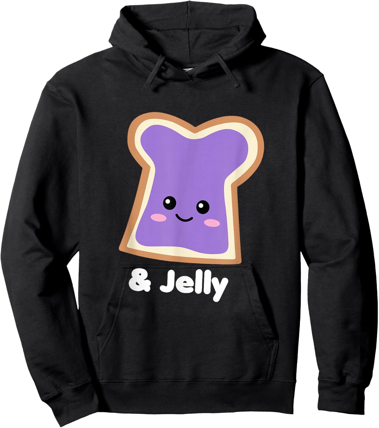 Peanut Butter Girls Jelly Halloween Group Costume Hoodie - Hoodie | Black