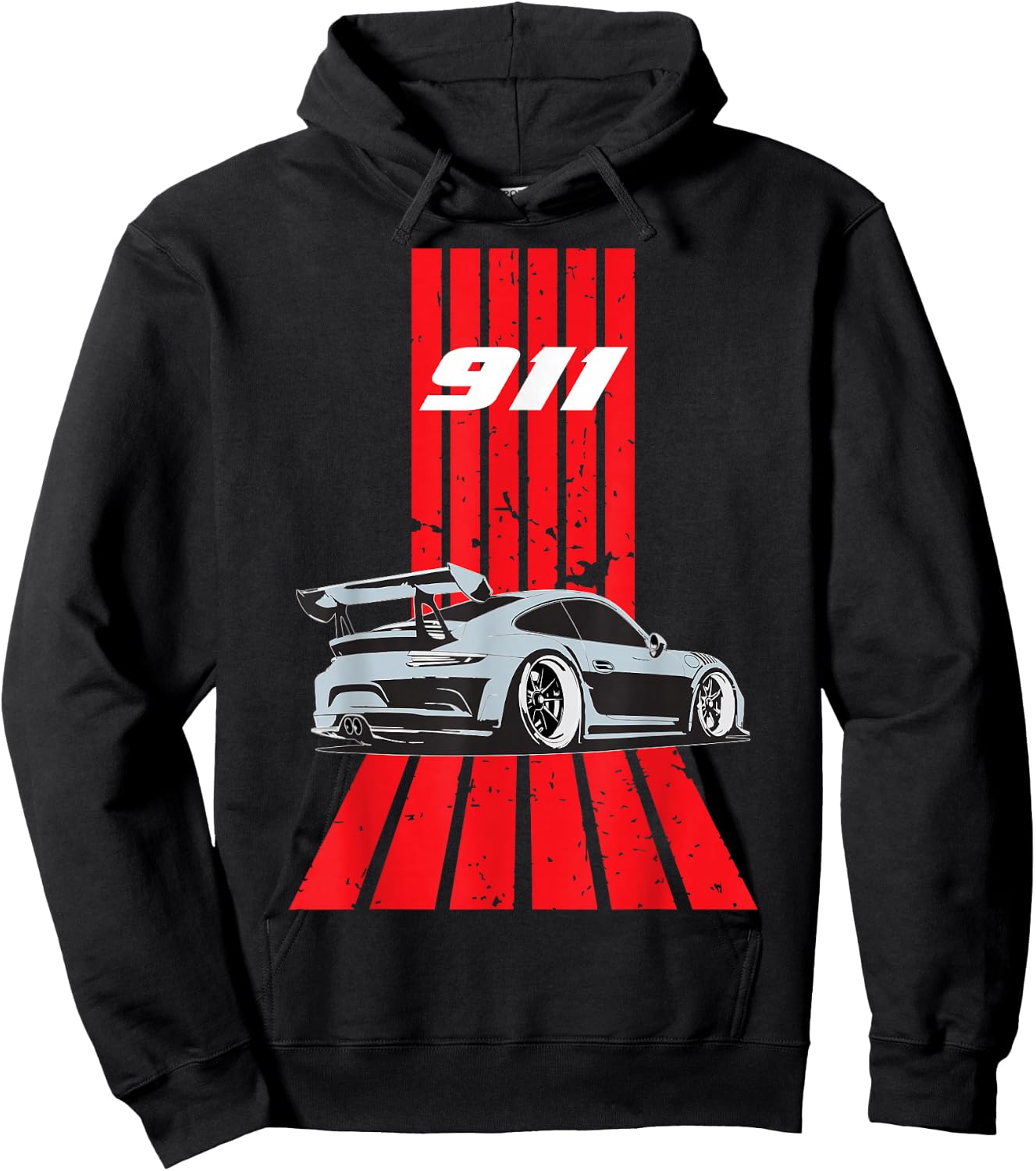 911 RS Vintage Exotic Car Supercar Retro Mechanic SE Hoodie - Hoodie | Black