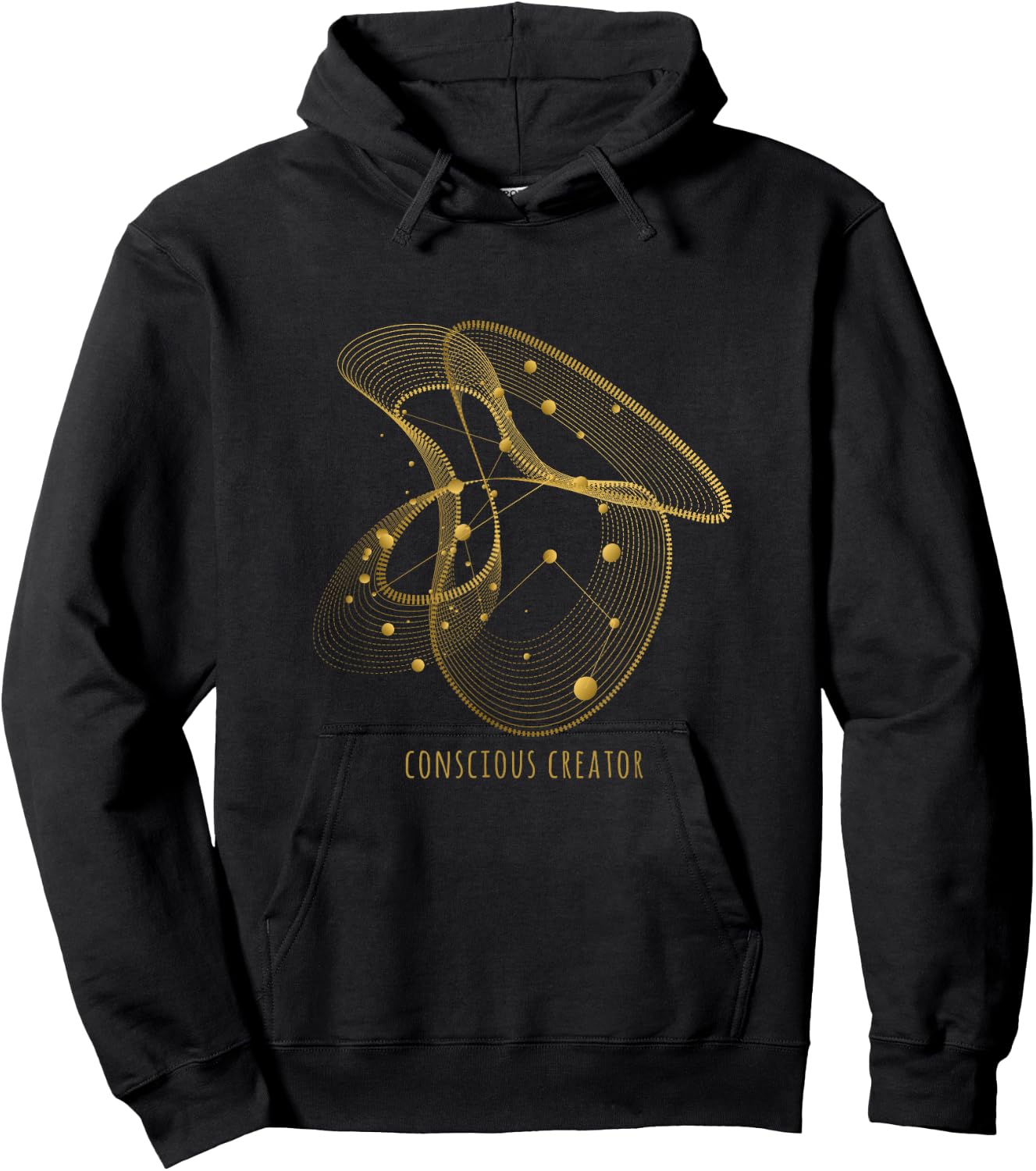 Conscious Creator Sacred Geometry Hoodie - Hoodie | Black