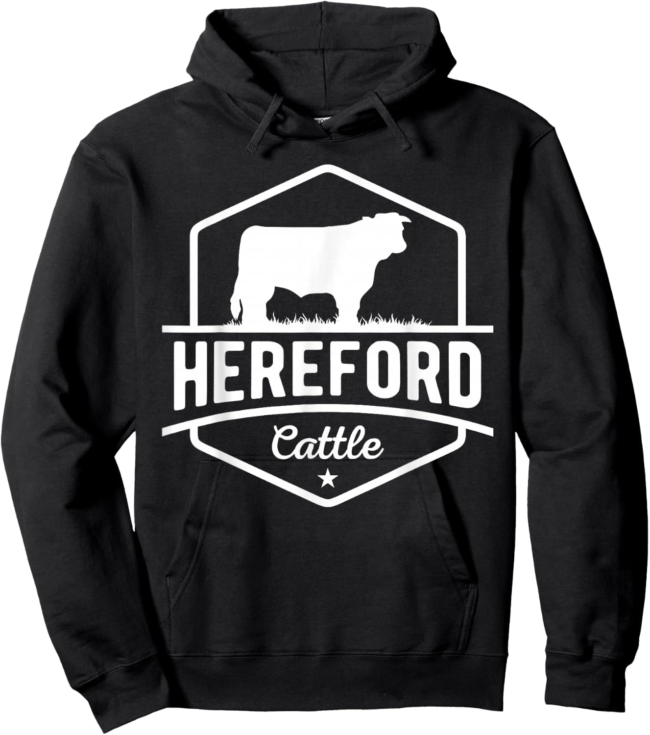 Hereford Cattle - Hereford Cow For Cattle Farmer Hoodie - Hoodie | Black