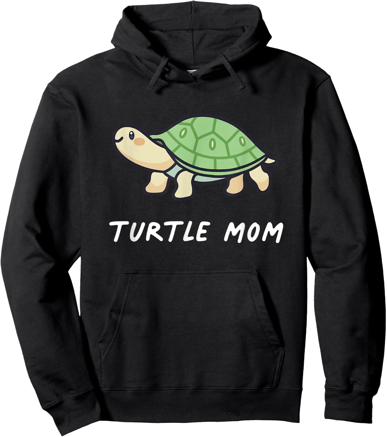 Turtle Mom Animal Aesthetic Kawaii Lover Owner Cute Hoodie - Hoodie | Black