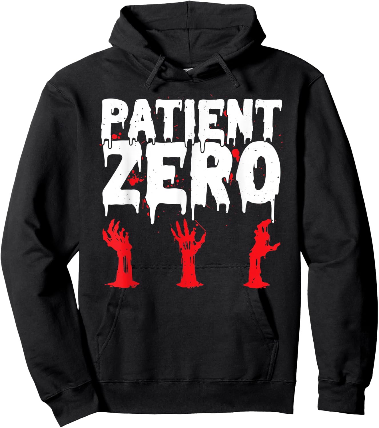 Patient Zero Zombie Outbreak Scary Halloween Zombie Hunter Hoodie - Hoodie | Black