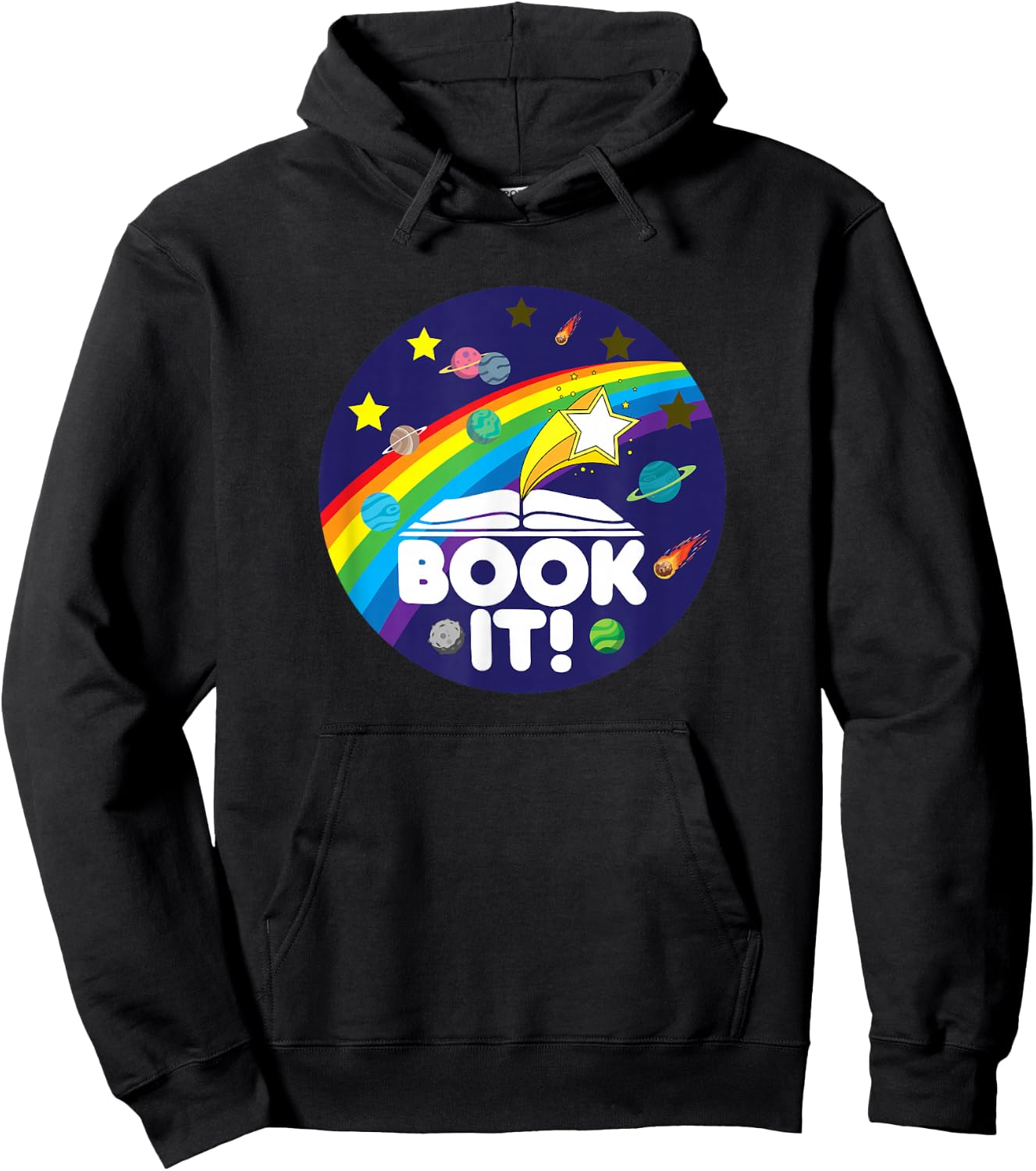 Book IT ! Childhood Retro Hoodie - Hoodie | Black