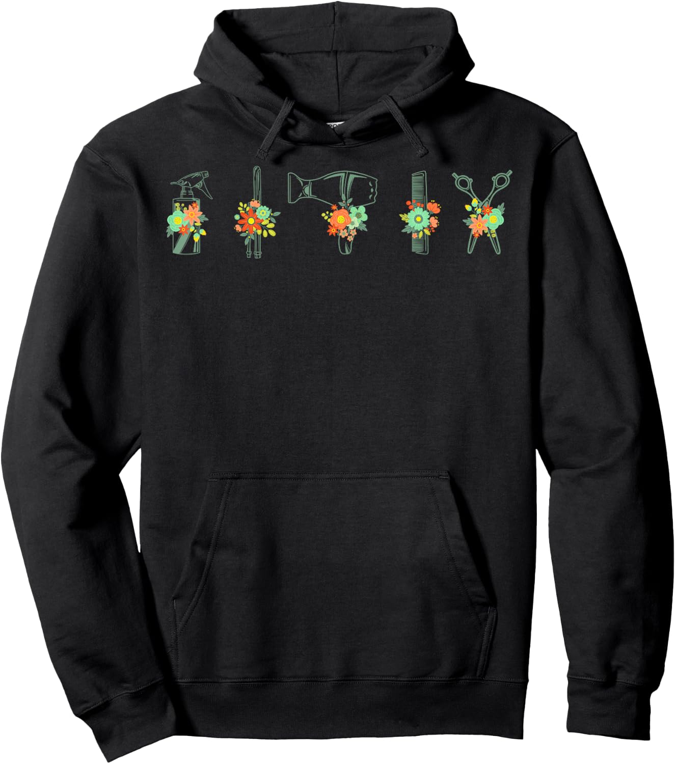 Hairdresser Hairstyling Hairstylist Beautician Hairdressing Hoodie - Hoodie | Black