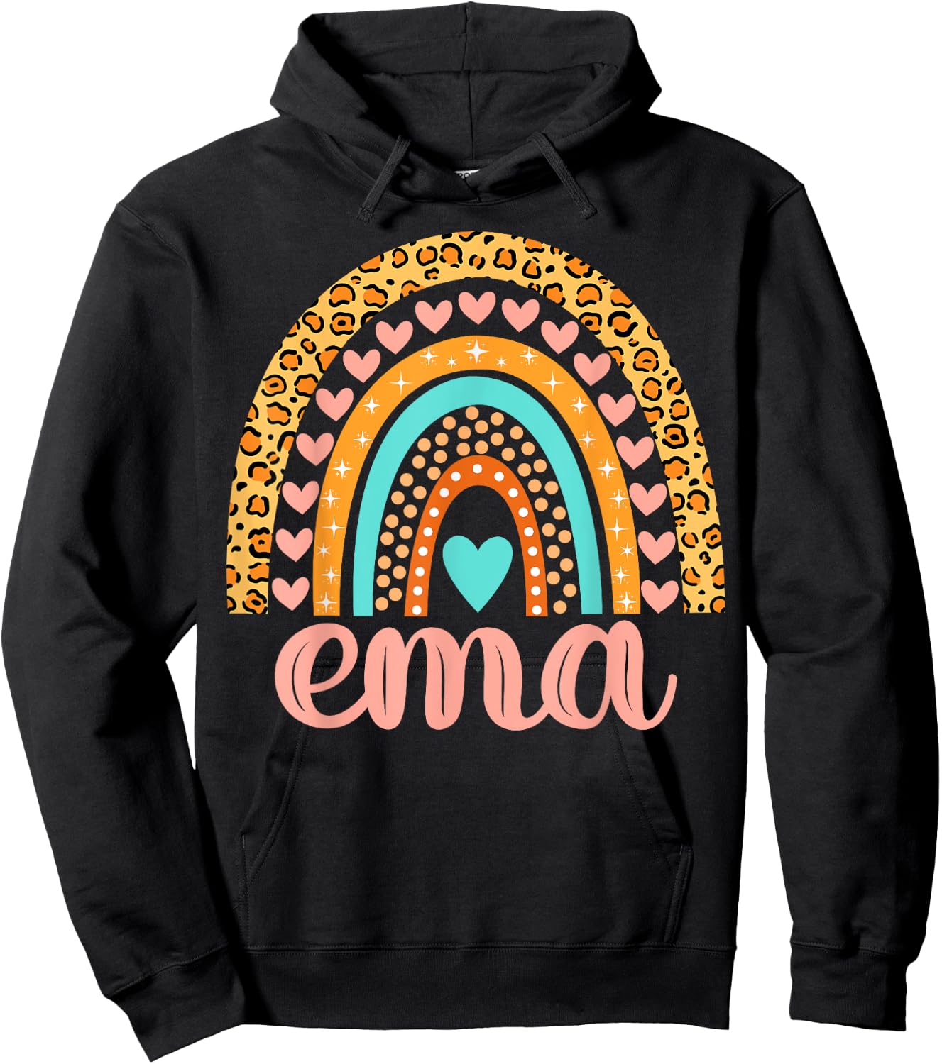 Ema Ema Name Birthday Shirt Gift Hoodie - Hoodie | Black