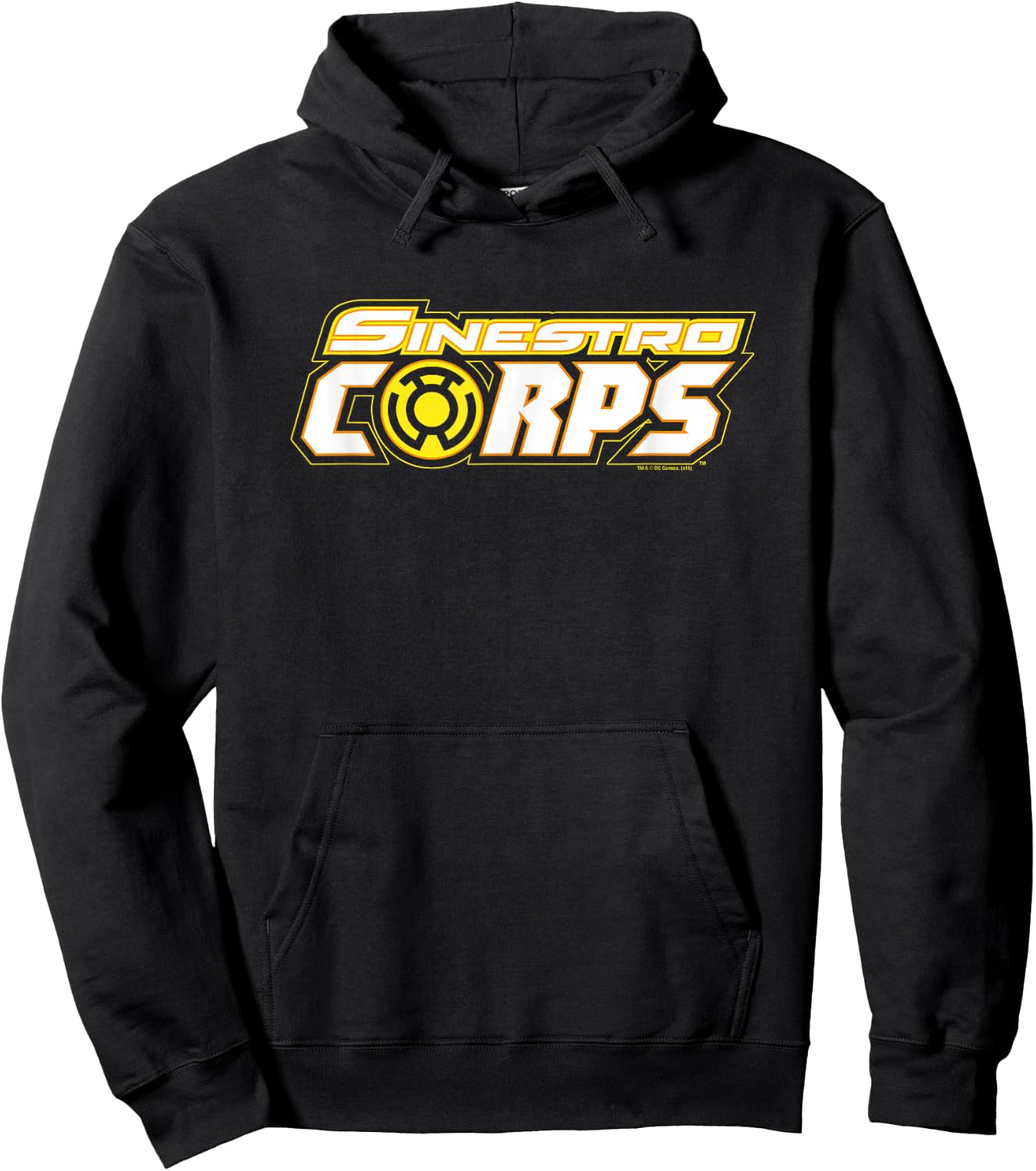 Green Lantern Sinestro Corps Logo T Shirt Hoodie - Hoodie | Black
