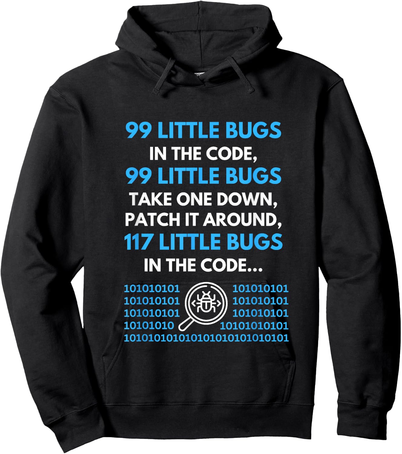 99 Little Bugs In The Code Programmer Hoodie - Hoodie | Black